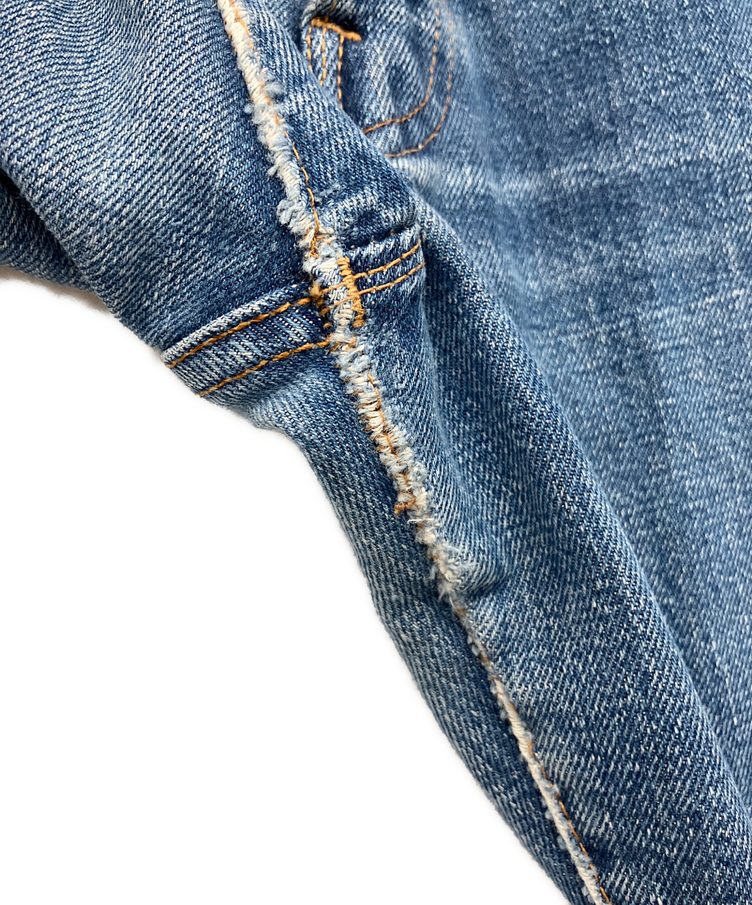 中古・古着通販】LEVI'S (リーバイス) 501デニムパンツ ボタン裏2 BIGE