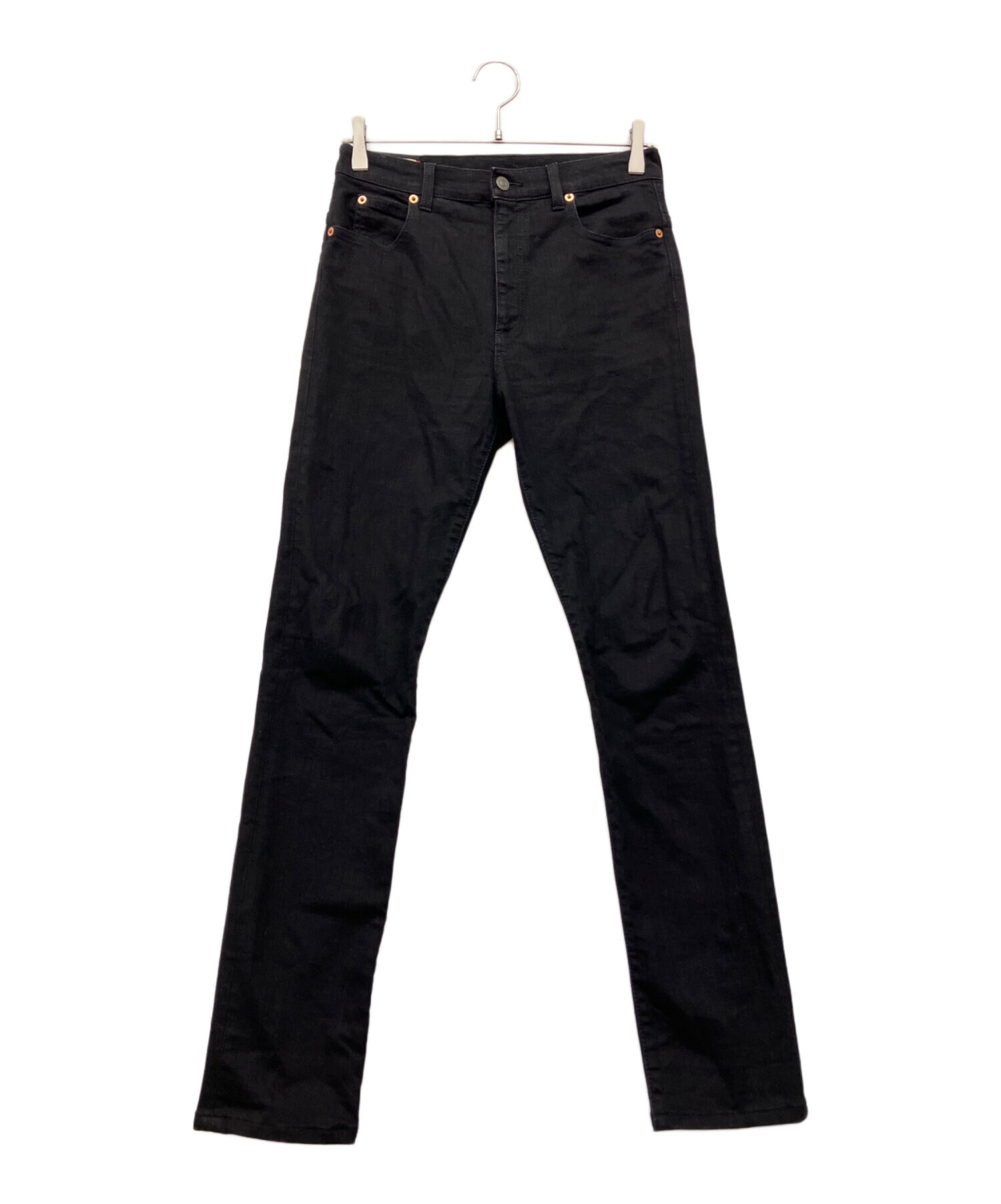 中古・古着通販】GUCCI (グッチ) スキニーパンツ ブラック サイズ:81cm