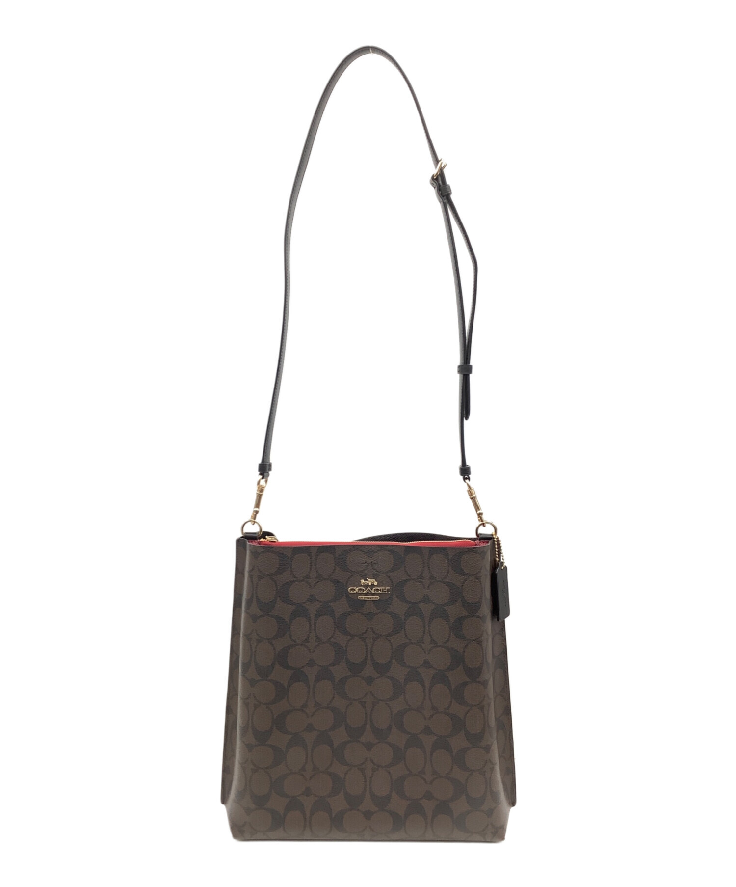 中古・古着通販】COACH (コーチ) モリー バケット バッグ ブラウン
