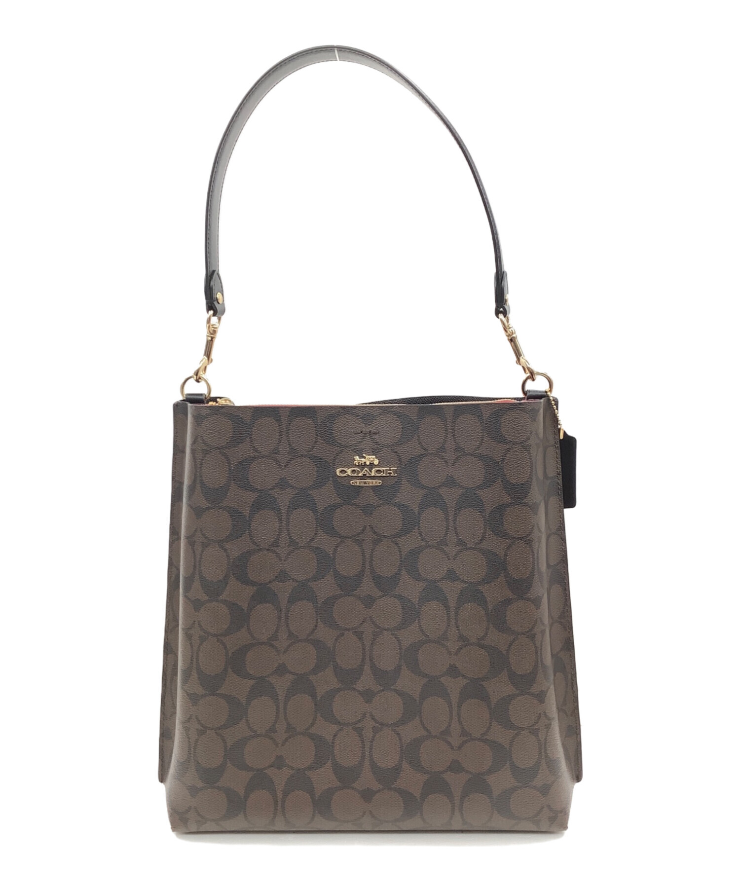 中古・古着通販】COACH (コーチ) モリー バケット バッグ ブラウン