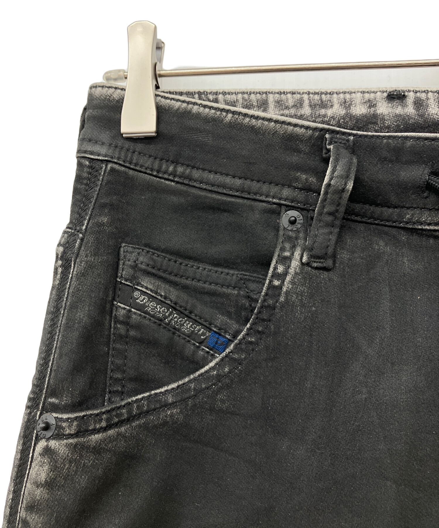 中古・古着通販】DIESEL (ディーゼル) コーティングデニムパンツ