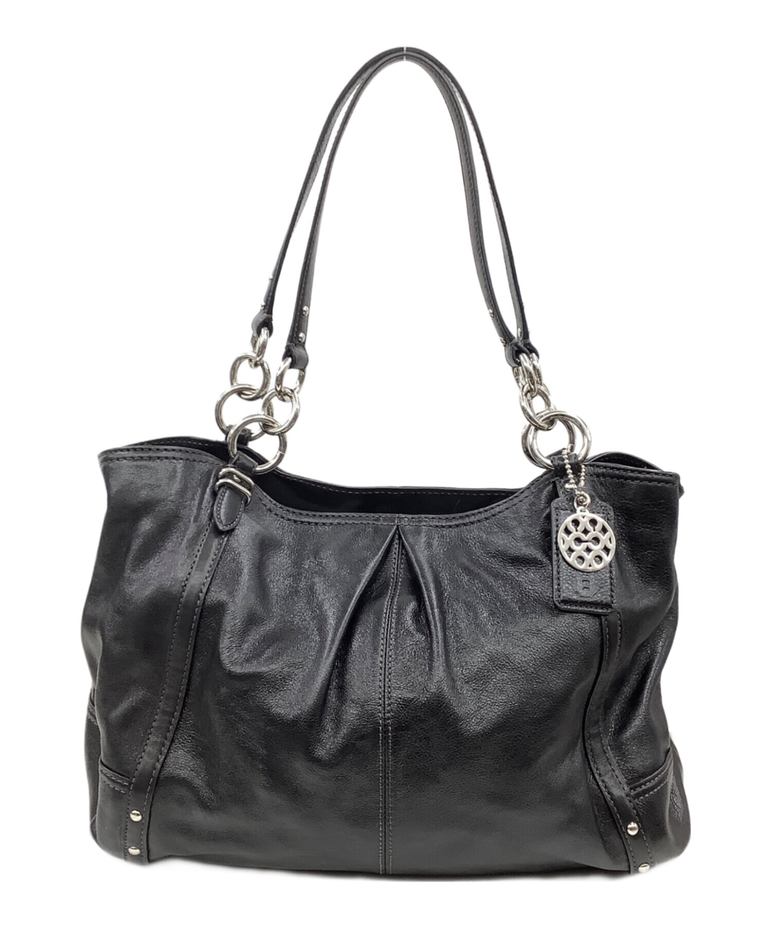 【中古】COACH リュック/ショルダーバッグ/ハンドバッグ セット 中古・古着通販】COACH (コーチ) ショルダーバッグ ブラック｜ブランド
