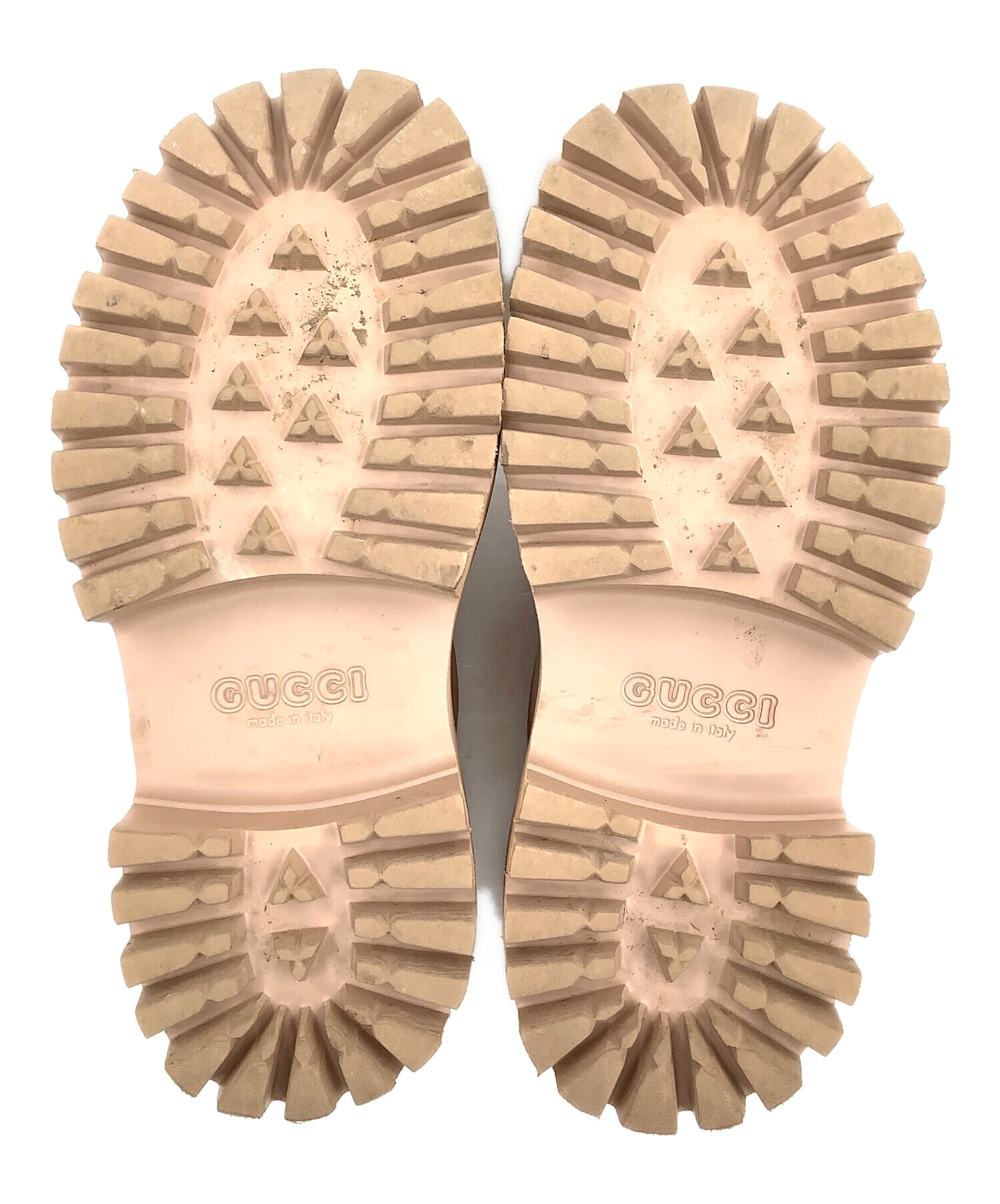 中古・古着通販】GUCCI (グッチ) プラットフォームサンダル ベージュ