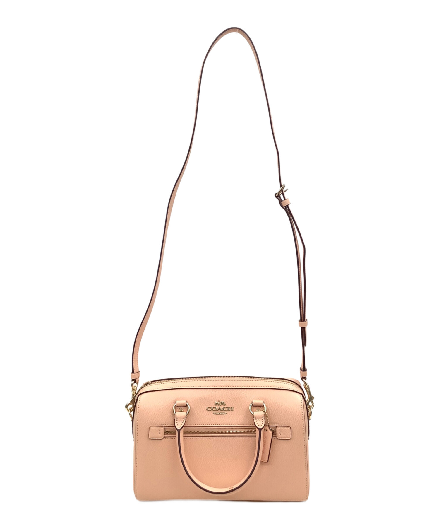 中古・古着通販】COACH (コーチ) ローアン サッチェル ピンクベージュ