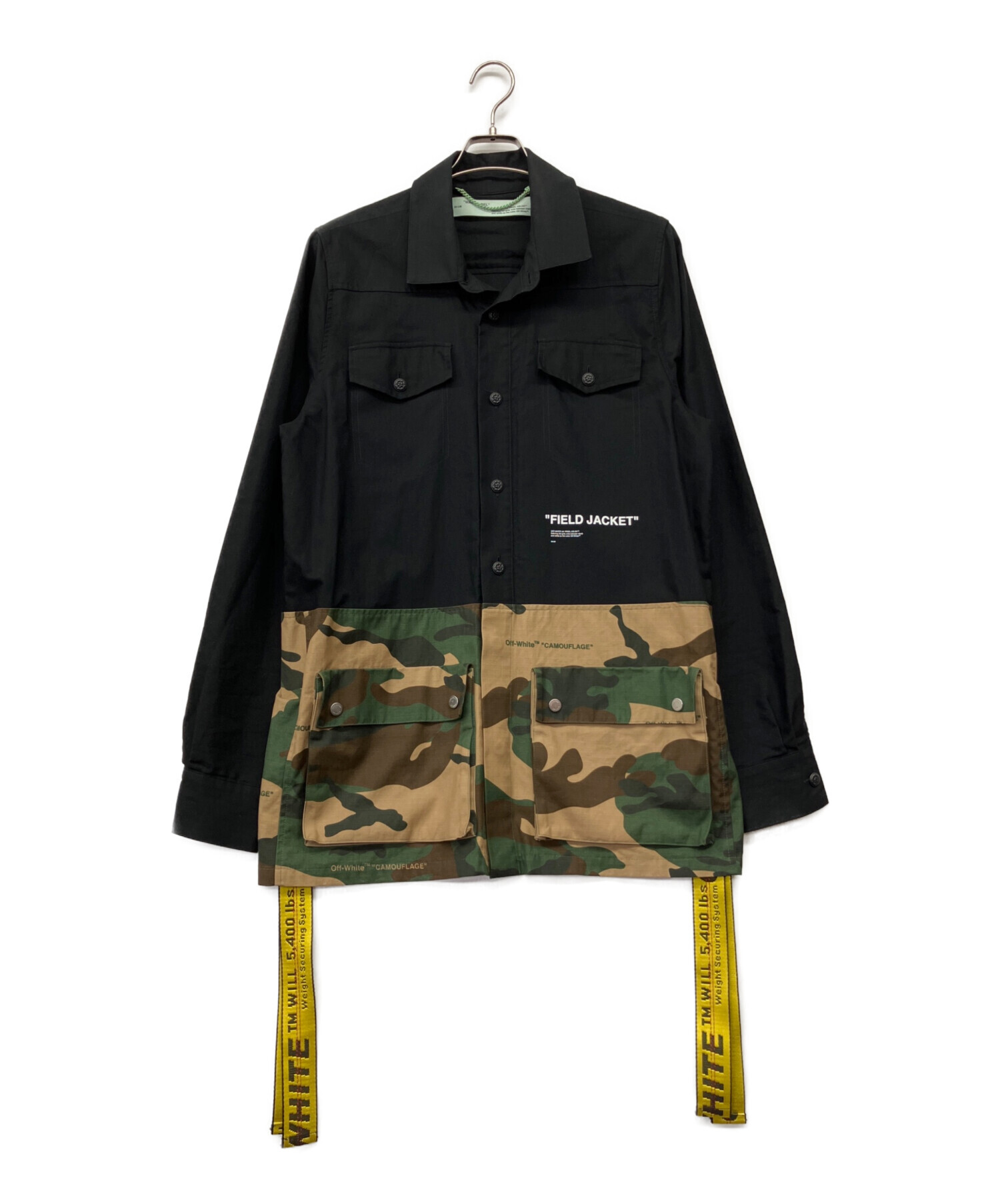 中古・古着通販】OFFWHITE (オフホワイト) 切替フィールドジャケット