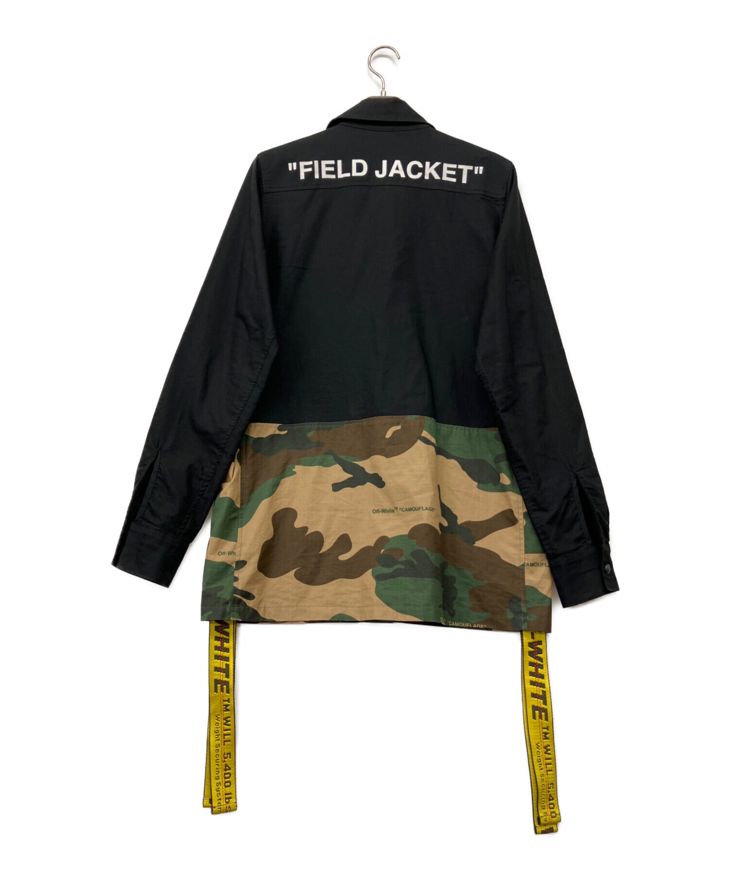 中古・古着通販】OFFWHITE (オフホワイト) 切替フィールドジャケット 