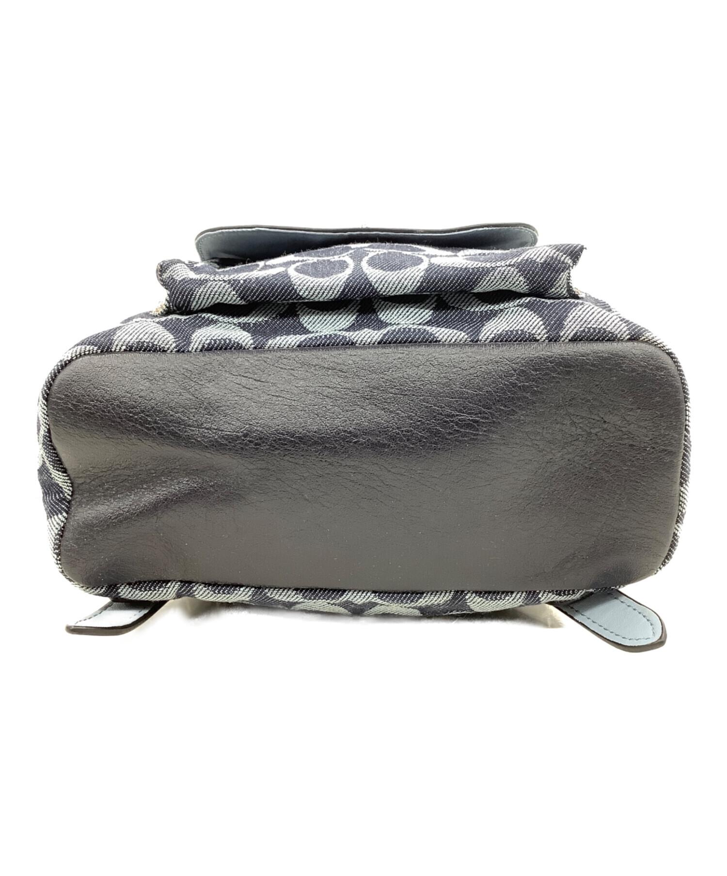【美品】COACH コーチ リュックサック バッグ デニム ビリー バックパック 中古・古着通販】COACH (コーチ) ビリー バッグパック デニム ネイビー