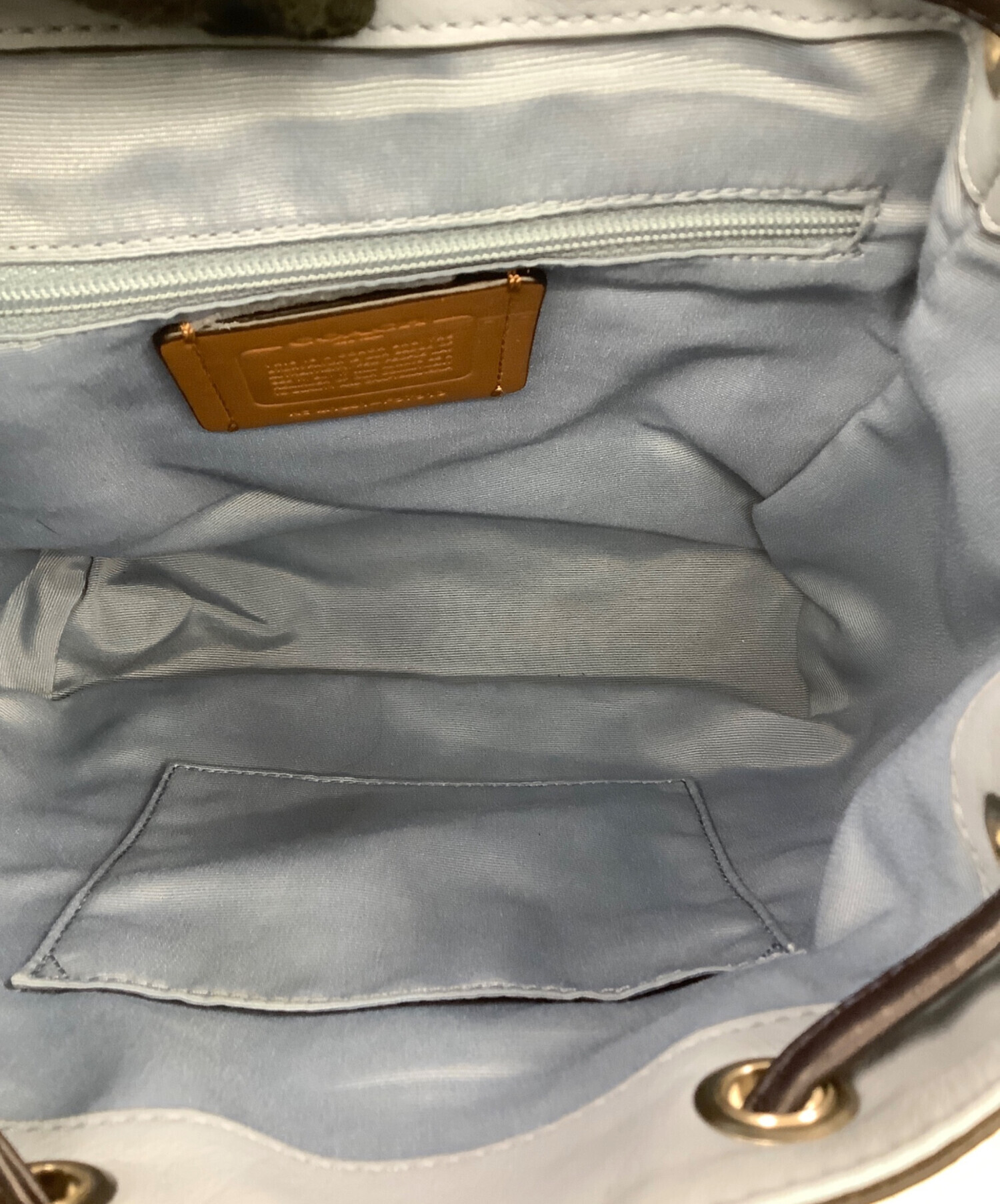 中古・古着通販】COACH (コーチ) ビリー バッグパック デニム ネイビー