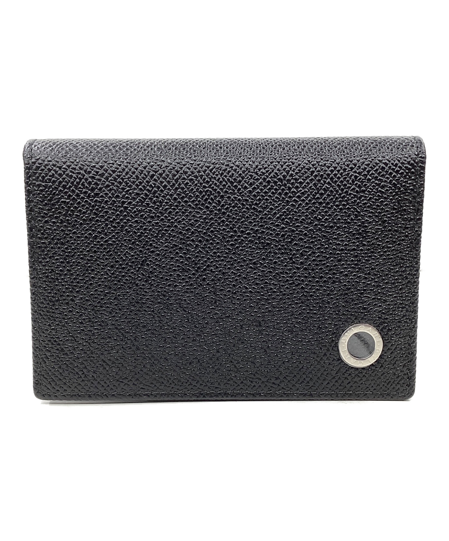 ［ブルガリ］　札入れ　箱なし　中古品 中古・古着通販】BVLGARI (ブルガリ) カードケース ブラック｜ブランド