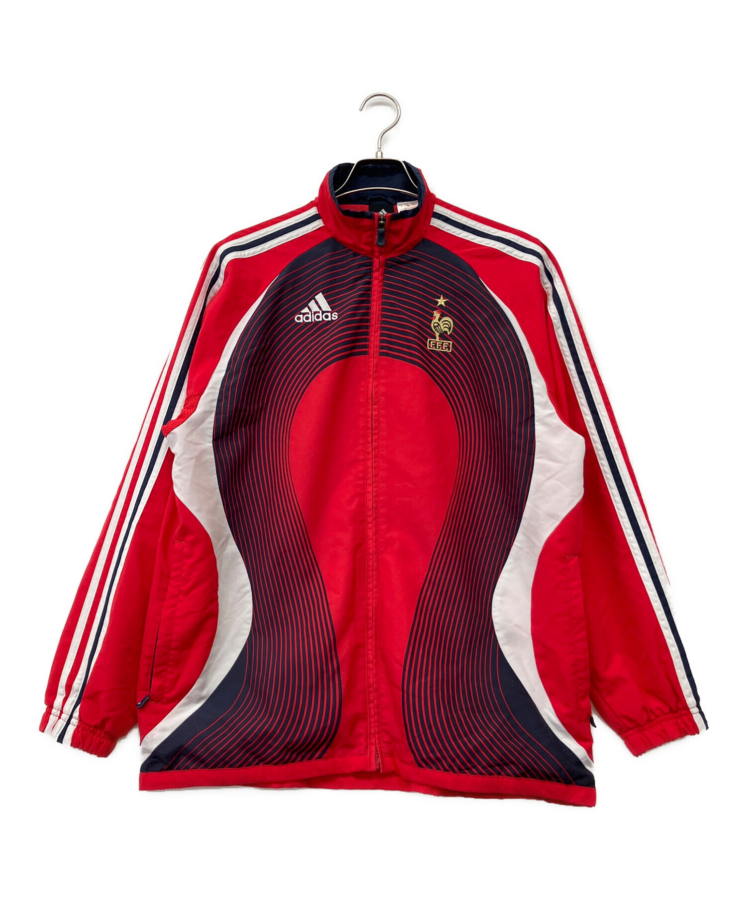 00's adidas アディダス　ジャージ　トラックジャケット　赤　Oサイズ 中古・古着通販】adidas (アディダス) 00's トラックジャケット レッド