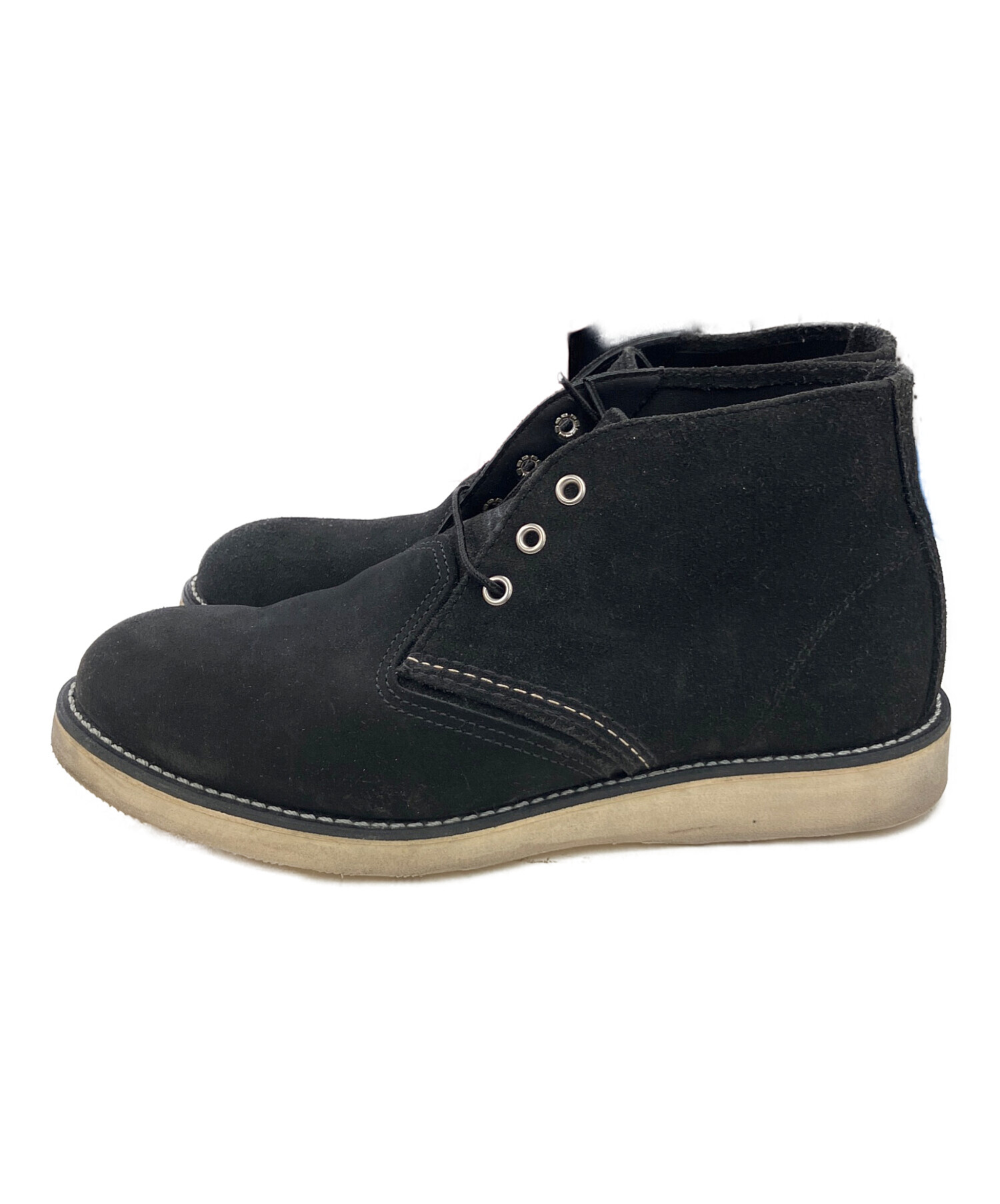 O*A様 【希少・箱付】RED WING ヴィンテージ ワラビー ブラック 廃盤 中古・古着通販】RED WING (レッドウィング) WORK CHUKKA ブラック