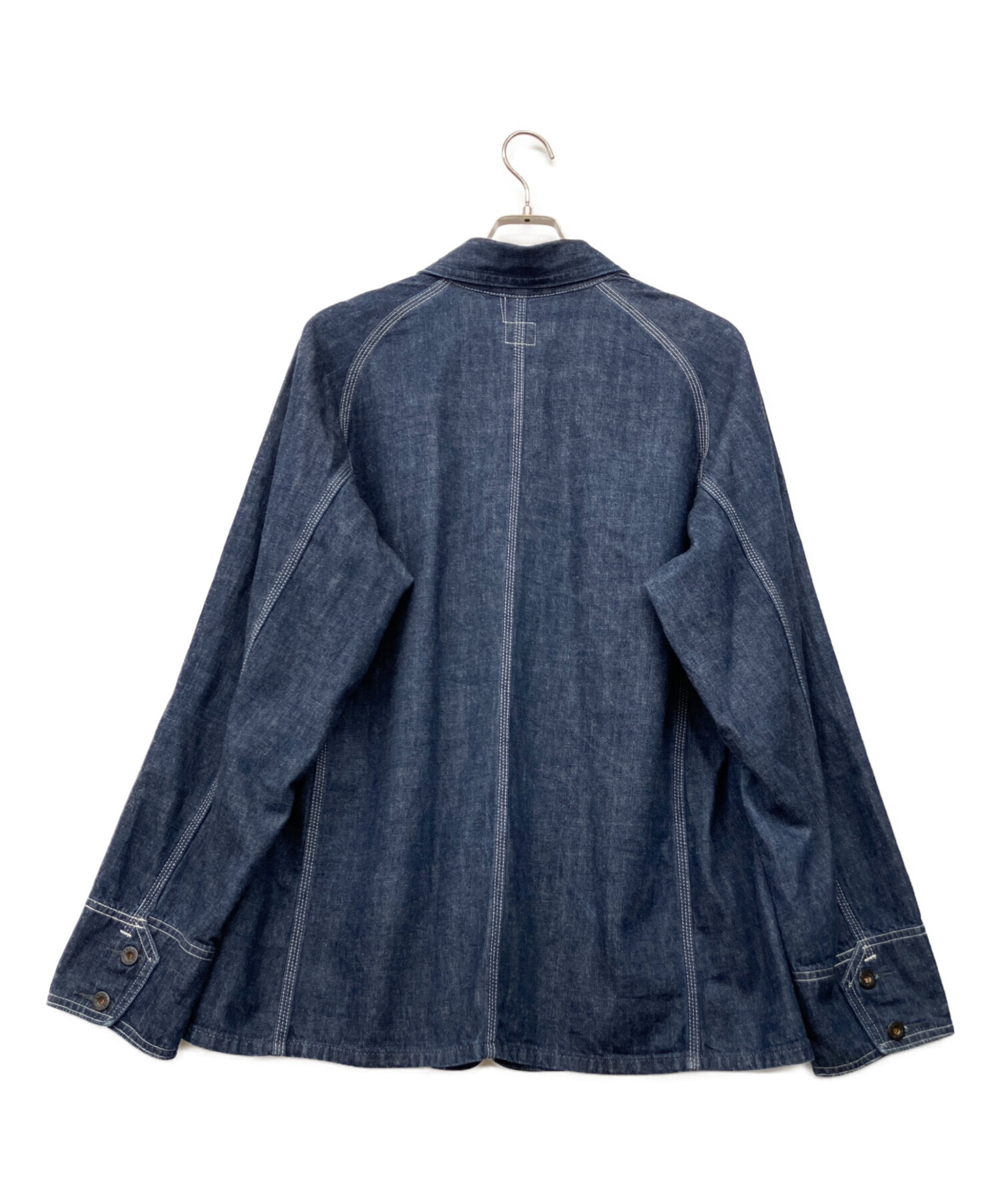【レア】ポストオーバーオールズ　カバーオール　90年代 size:L 中古・古着通販】POST O'ALLS (ポストオーバーオールズ) デニム