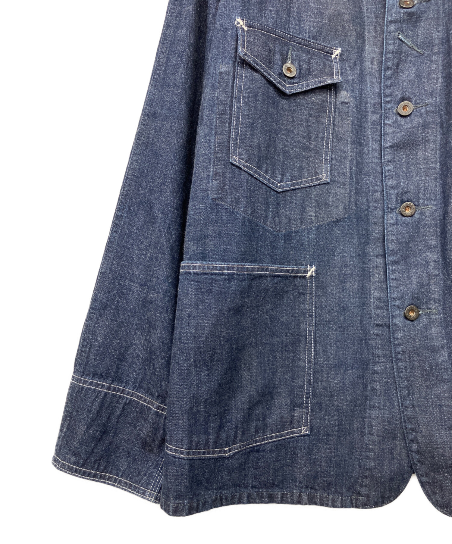 G*Y様 ポストオーバーオールズ　カバーオール　M 中古・古着通販】POST O'ALLS (ポストオーバーオールズ) デニム