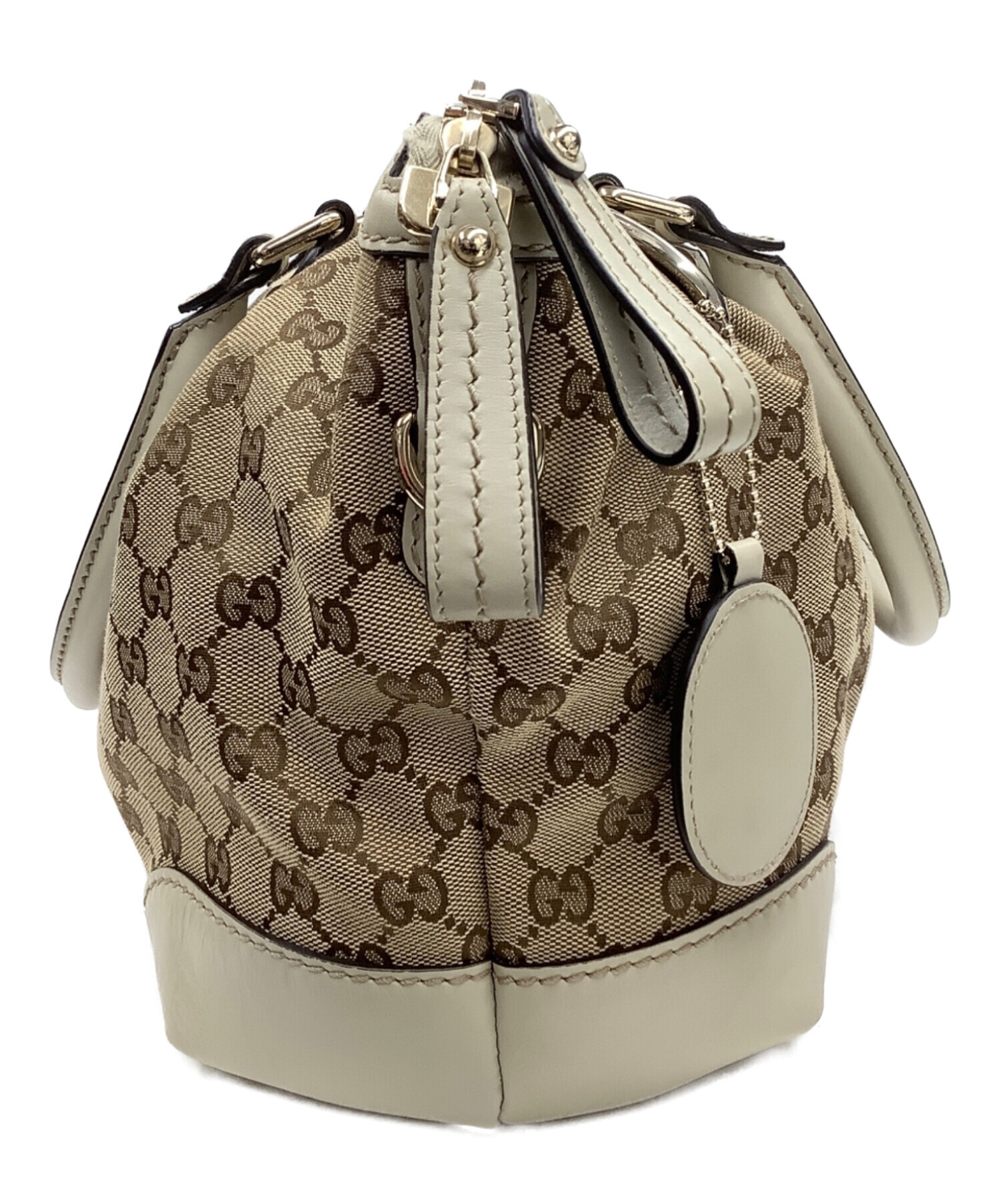 中古・古着通販】GUCCI (グッチ) スーキー 2WAYハンドバッグ ベージュ