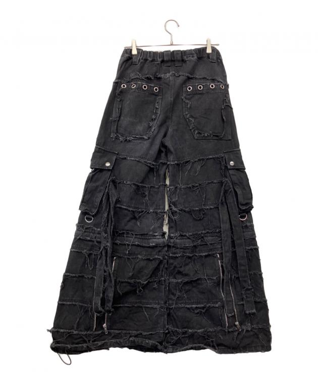 中古・古着通販】REFLEM (レフレム) 2WAYワイドデニムカーゴパンツ
