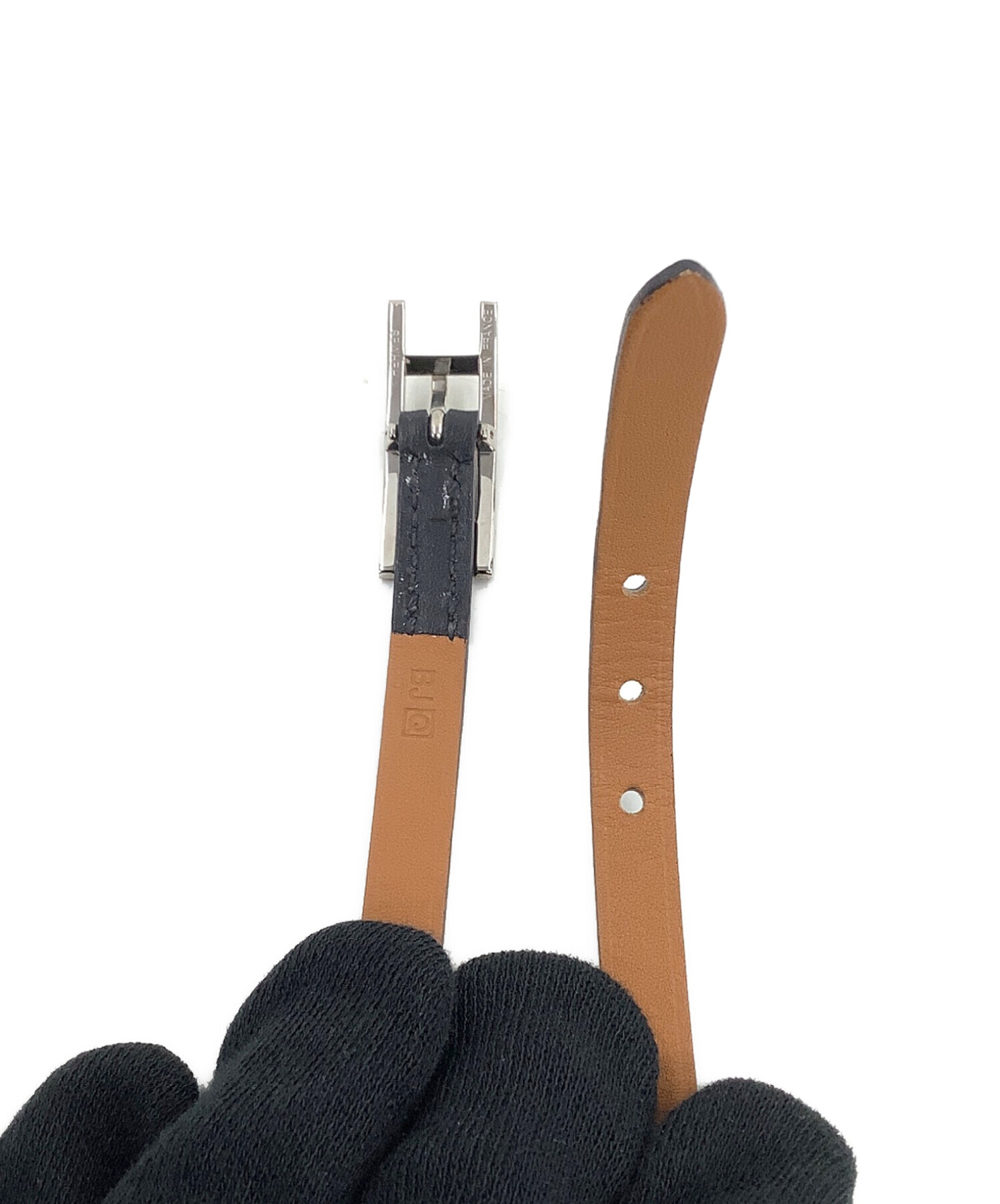 中古・古着通販】HERMES (エルメス) アピⅢ レザーブレスレット
