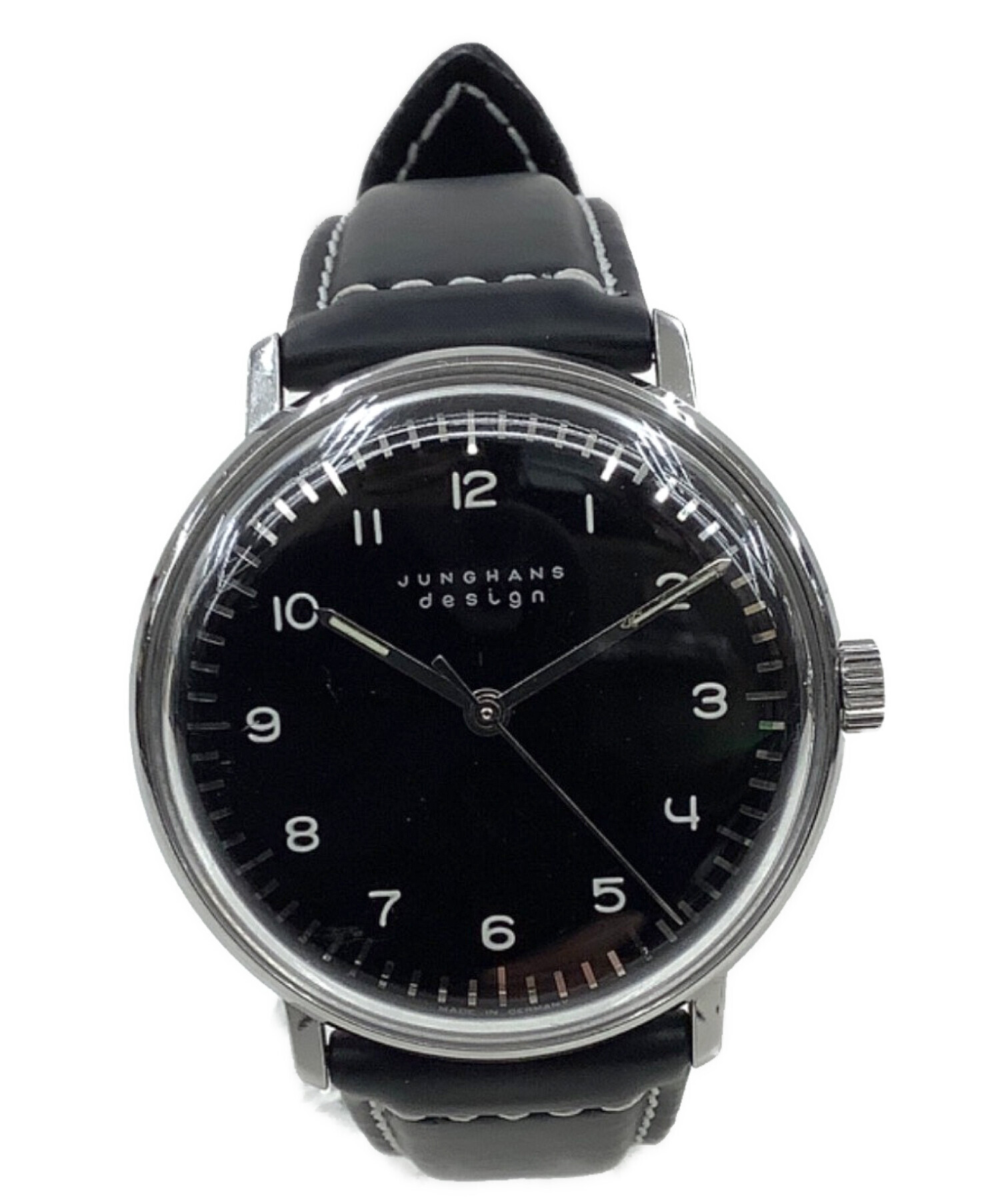 中古・古着通販】JUNGHANS (ユンハンス) リストウォッチ ブラック