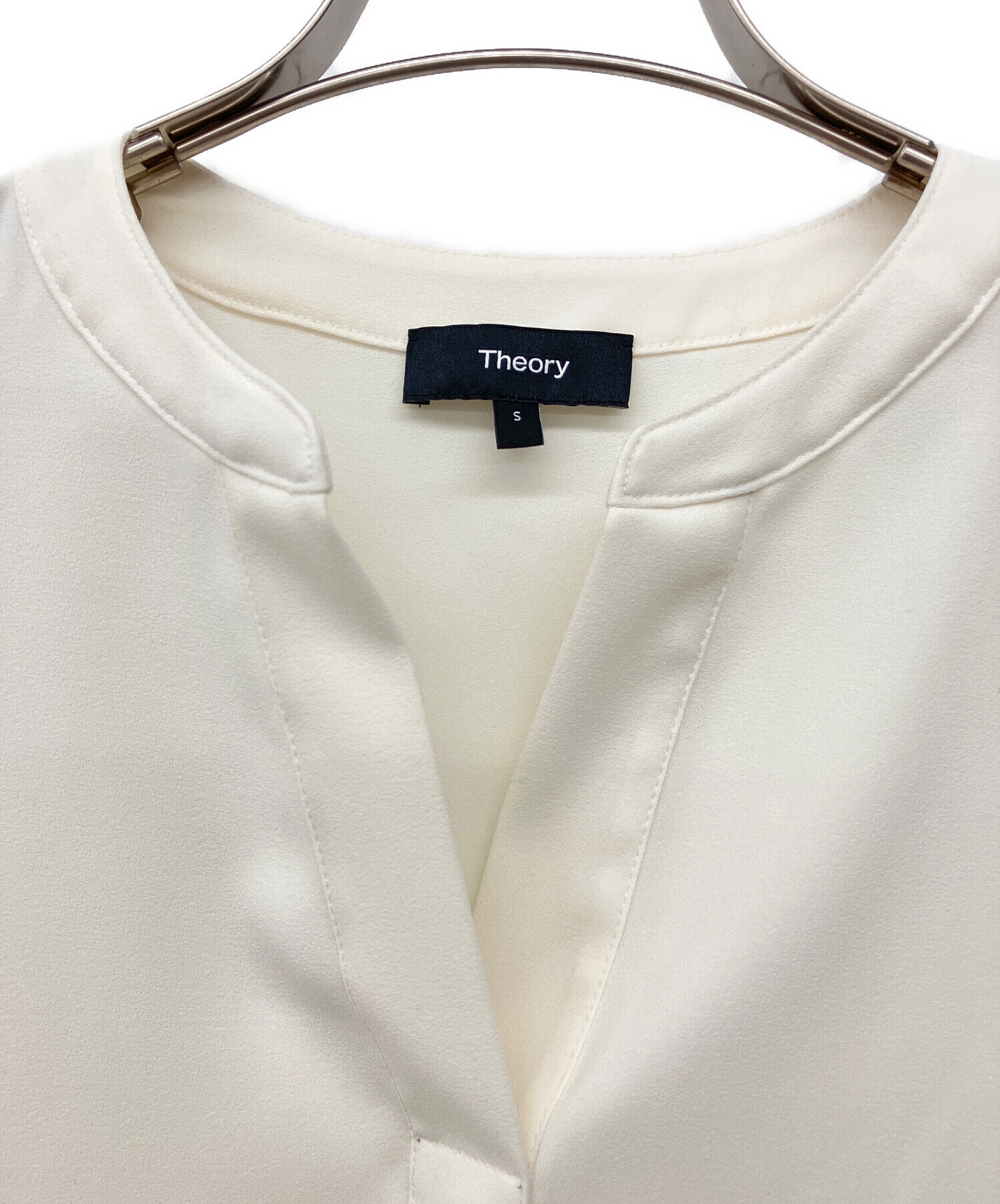 中古・古着通販】theory (セオリー) スキッパー ネック プルオーバー