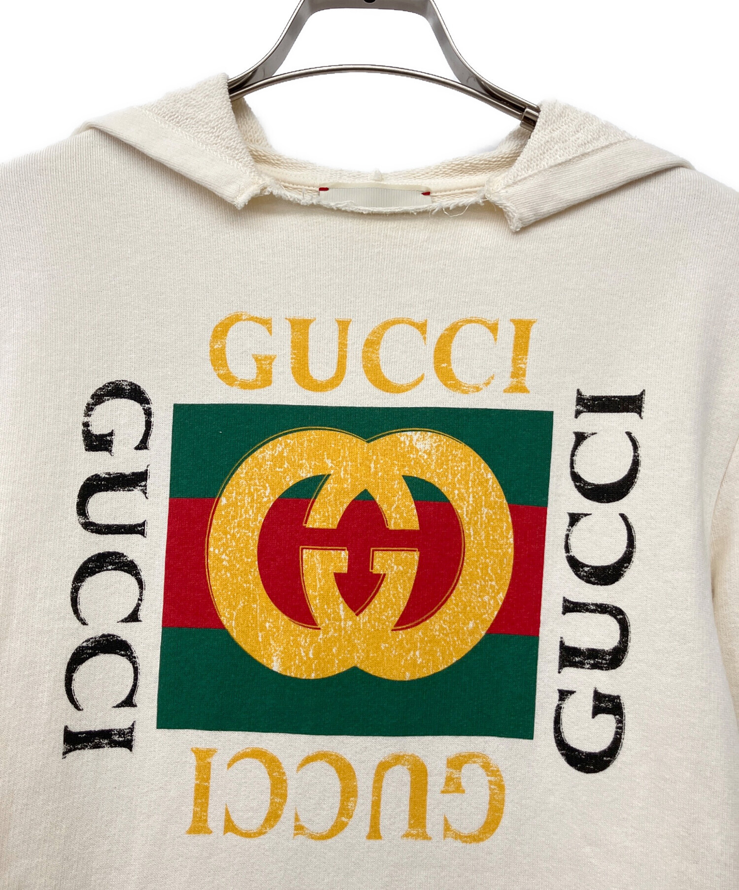 中古・古着通販】GUCCI (グッチ) ヴィンテージ ロゴ キッズ パーカー