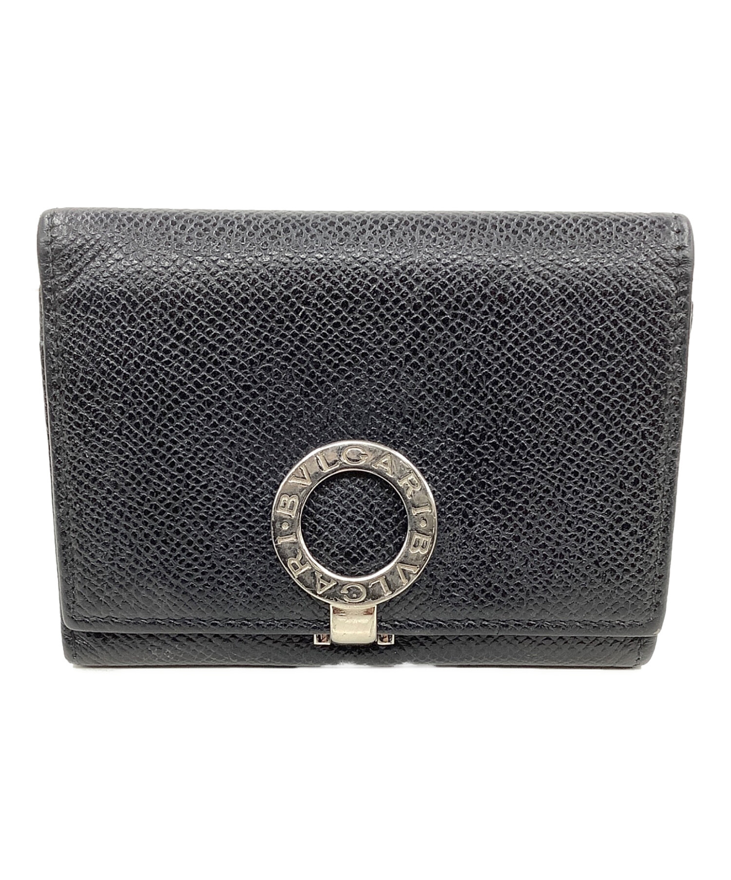 中古・古着通販】BVLGARI (ブルガリ) ロゴクリップ名刺入れ ブラック