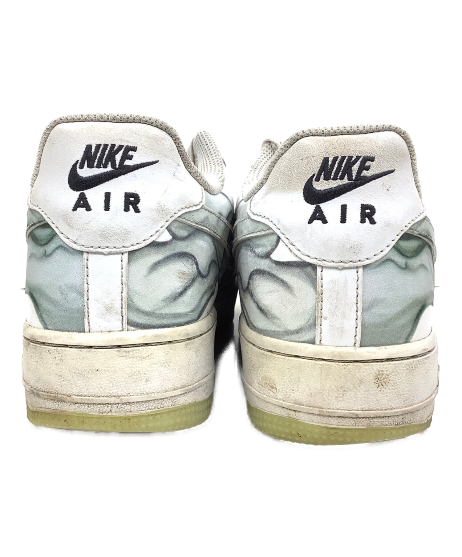 中古・古着通販】NIKE (ナイキ) AIR FORCE 1 07 SKELETON QS WHITE