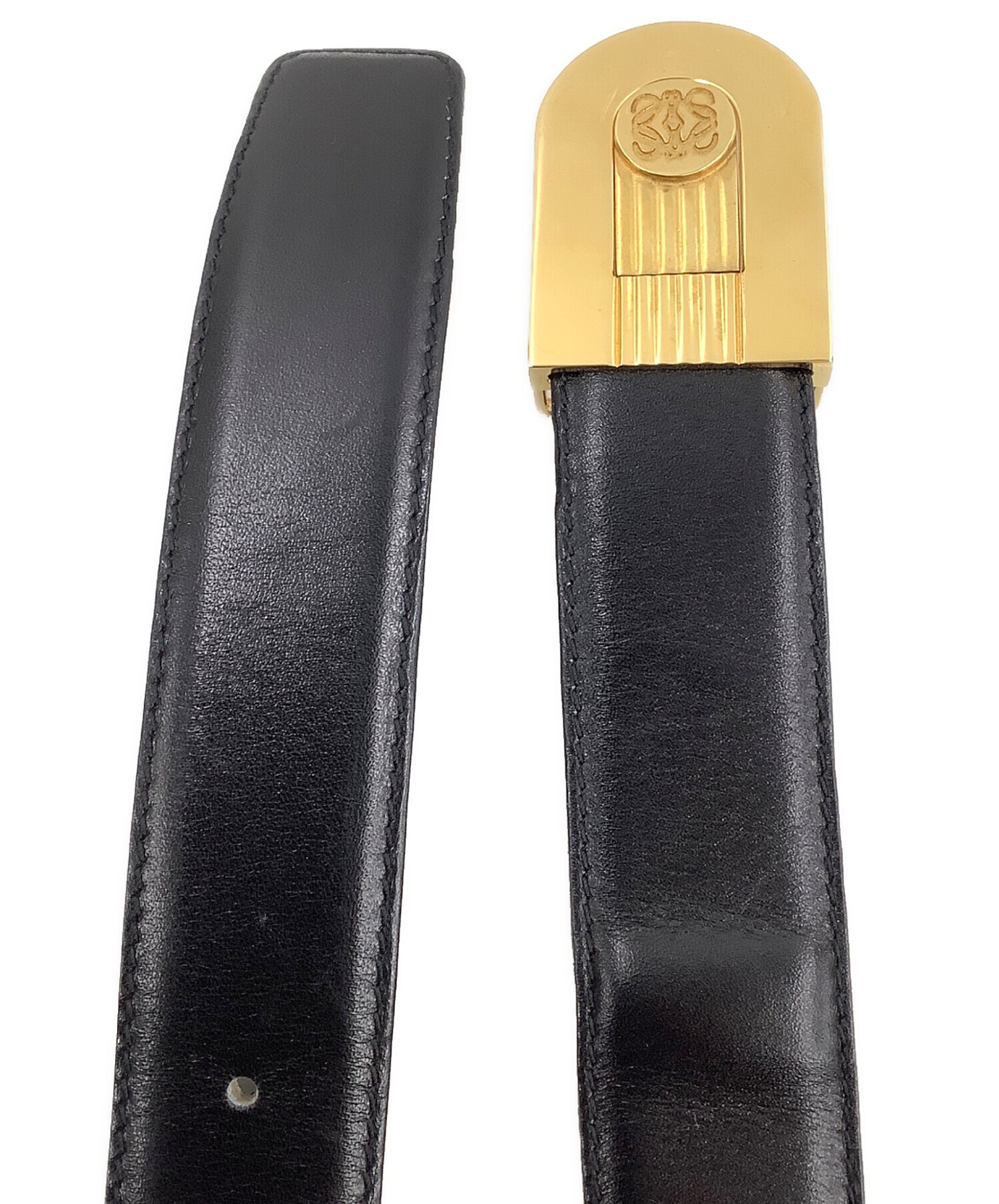 中古・古着通販】LOEWE (ロエベ) ベルト ブラック｜ブランド・古着通販