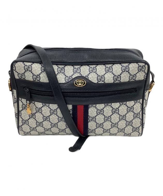 中古・古着通販】GUCCI (グッチ) 80's ショルダーバッグ グレー