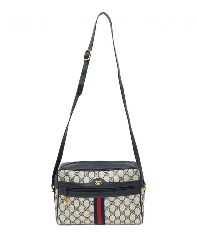 中古・古着通販】GUCCI (グッチ) 80's ショルダーバッグ グレー