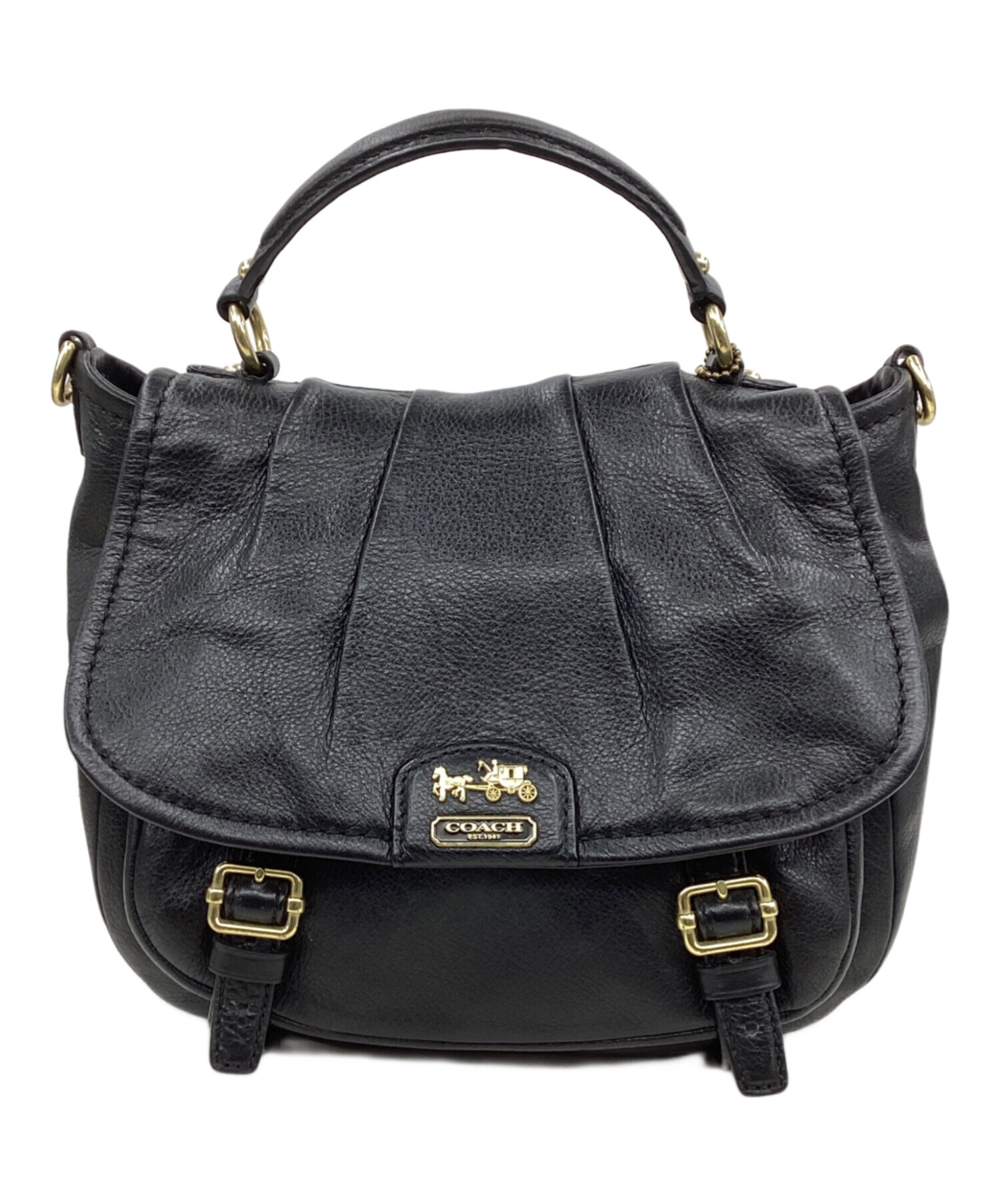 中古・古着通販】COACH (コーチ) 2WAYバッグ ブラック｜ブランド・古着 