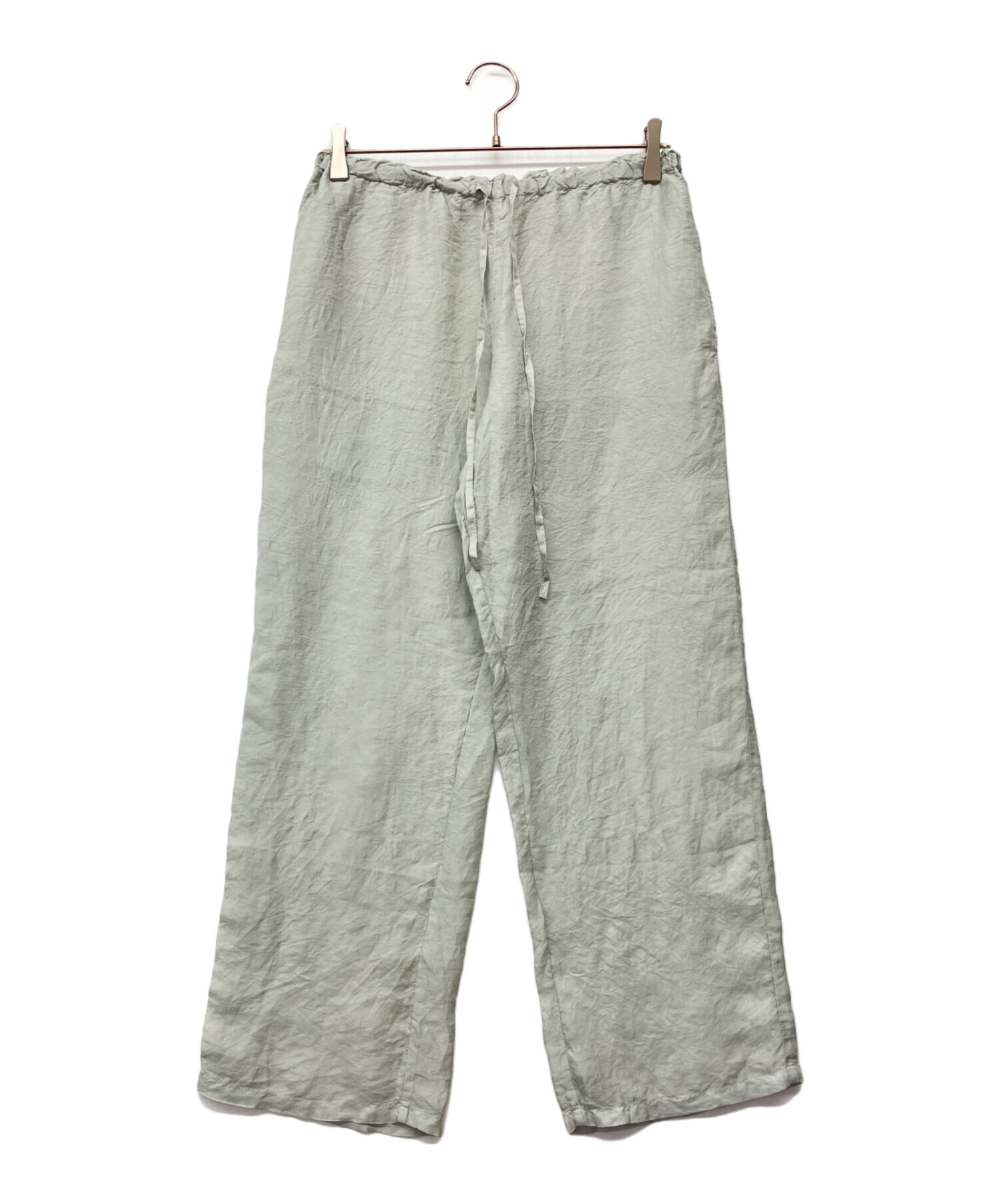 中古・古着通販】Yoli (ヨリ) シルクパンツ グレー サイズ:FREE