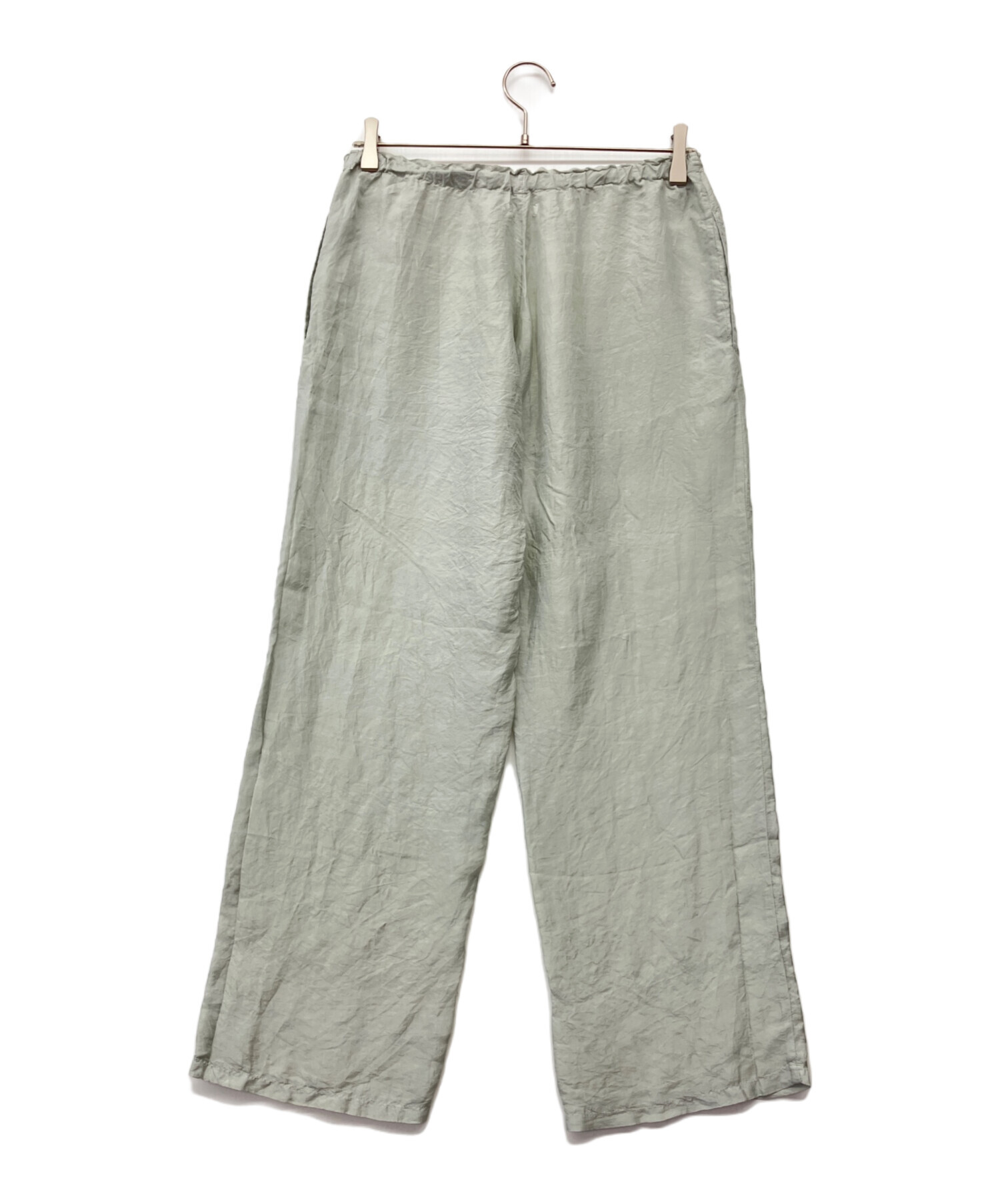 シルク ワイドパンツ / Yoli 中古・古着通販】Yoli (ヨリ) シルクパンツ グレー サイズ:FREE