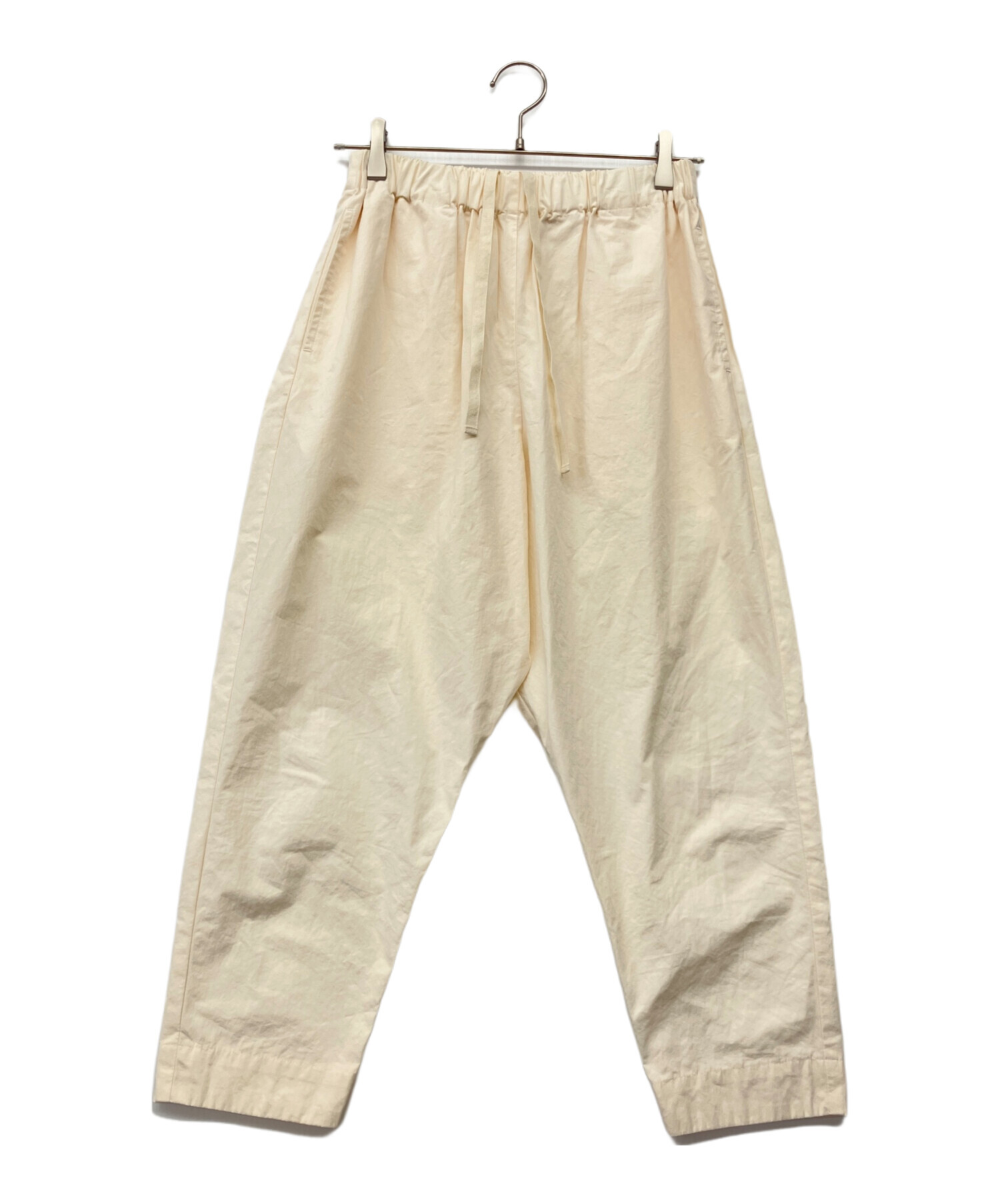 中古・古着通販】Yoli (ヨリ) コットンテーパードパンツ ベージュ