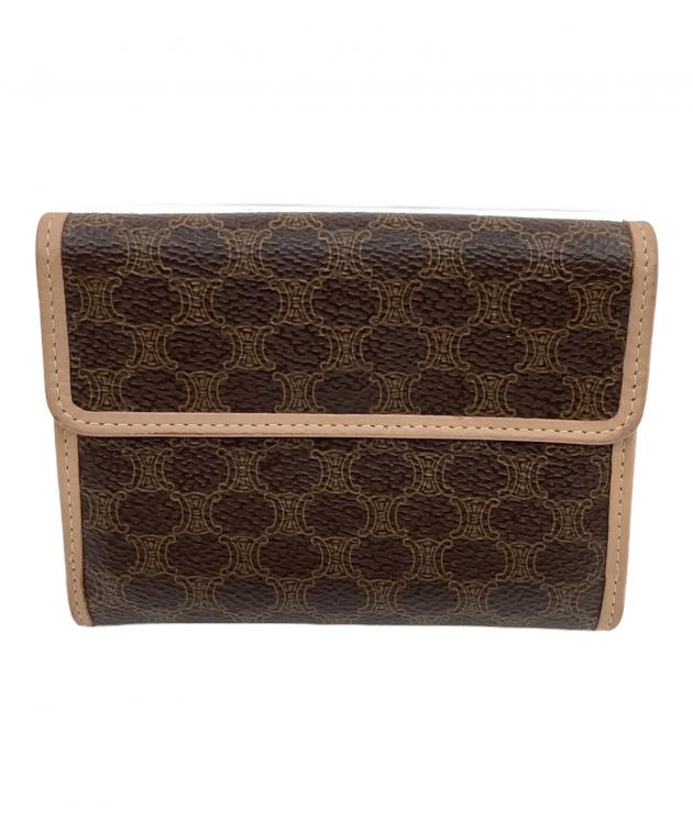 中古・古着通販】CELINE (セリーヌ) 2つ折り財布 ブラウン｜ブランド