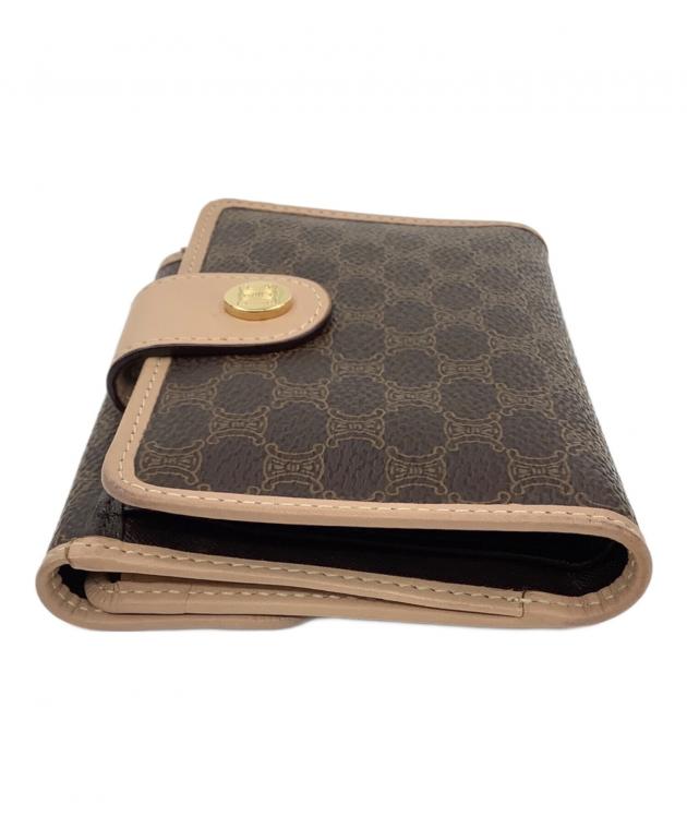 中古・古着通販】CELINE (セリーヌ) 2つ折り財布 ブラウン｜ブランド