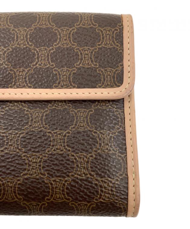 中古・古着通販】CELINE (セリーヌ) 2つ折り財布 ブラウン｜ブランド