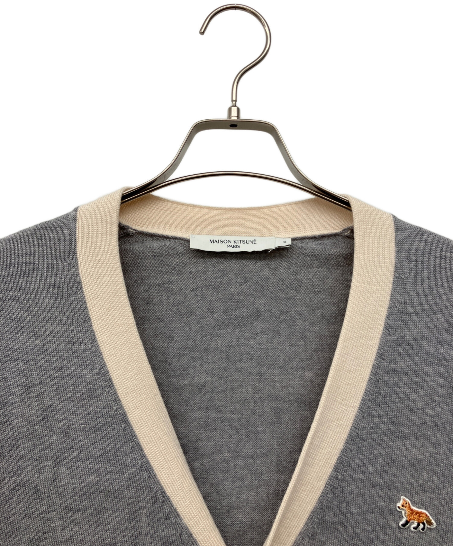 中古・古着通販】MAISON KITSUNE (メゾンキツネ) 薄手カーディガン