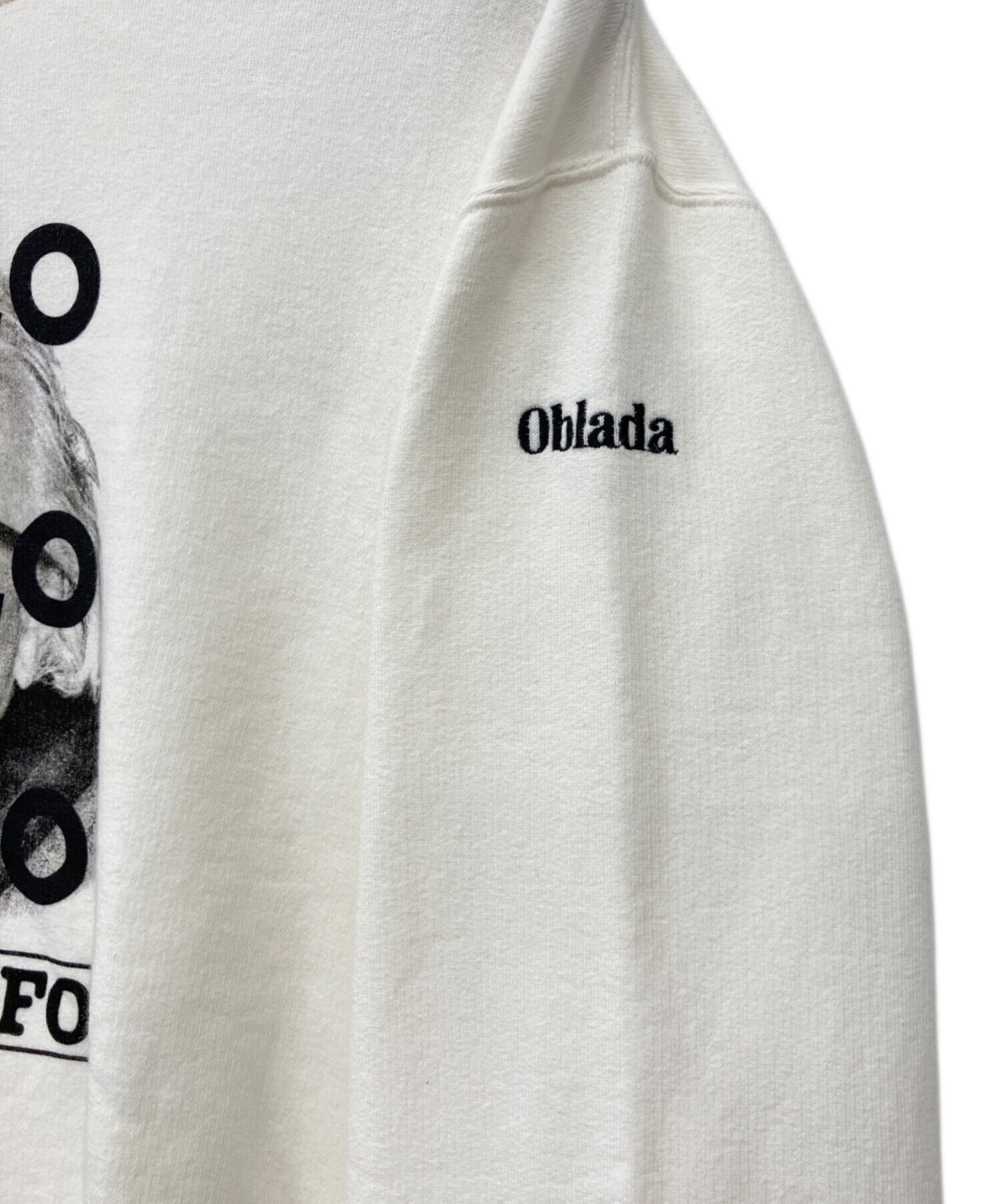 中古・古着通販】Oblada (オブラダ) スウェット ホワイト サイズ:FREE