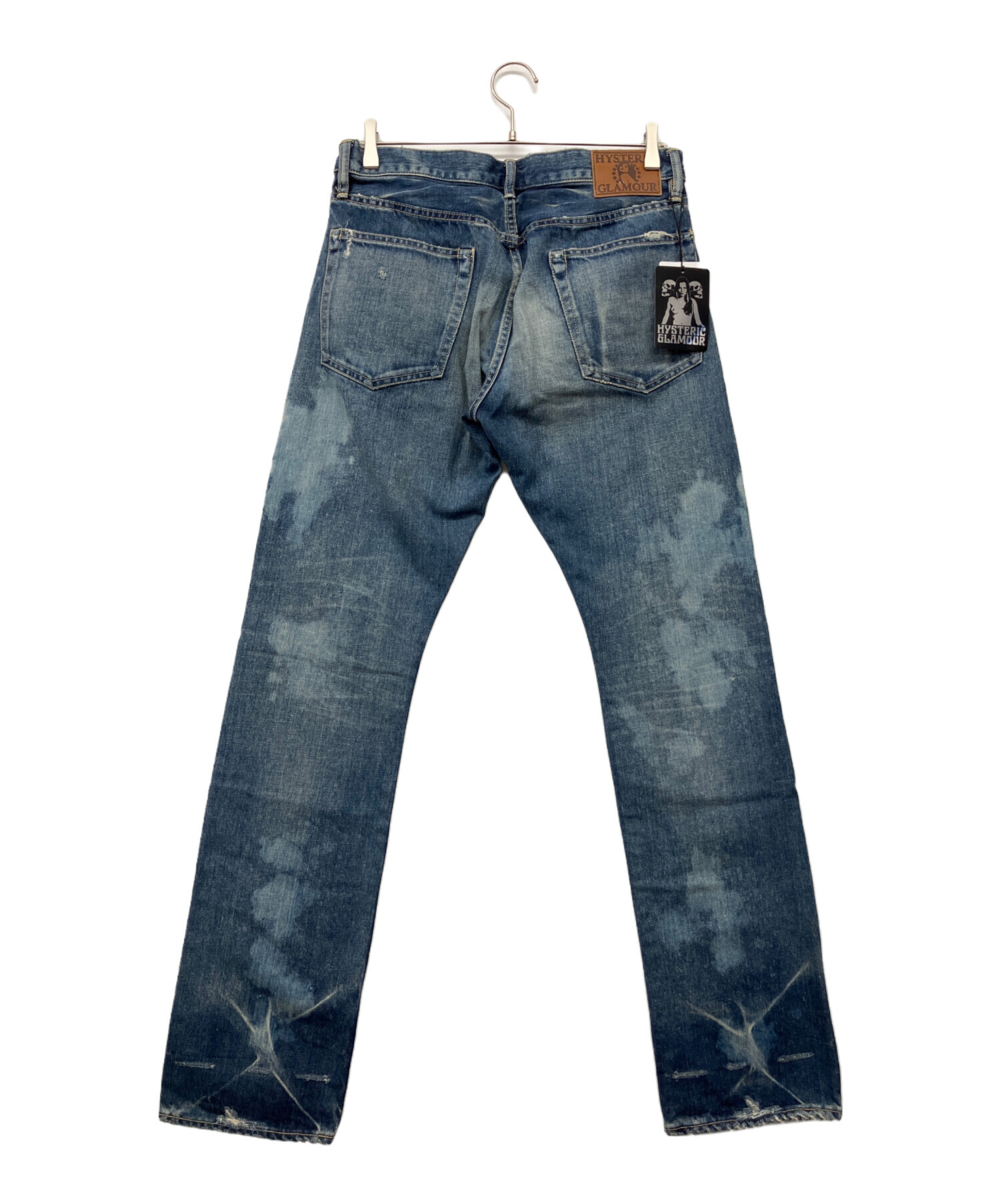 ●古着ヒステリックグラマー スタッズ加工 ブラックデニム W32 4AP2343 中古・古着通販】Hysteric Glamour (ヒステリックグラマー) パッチ