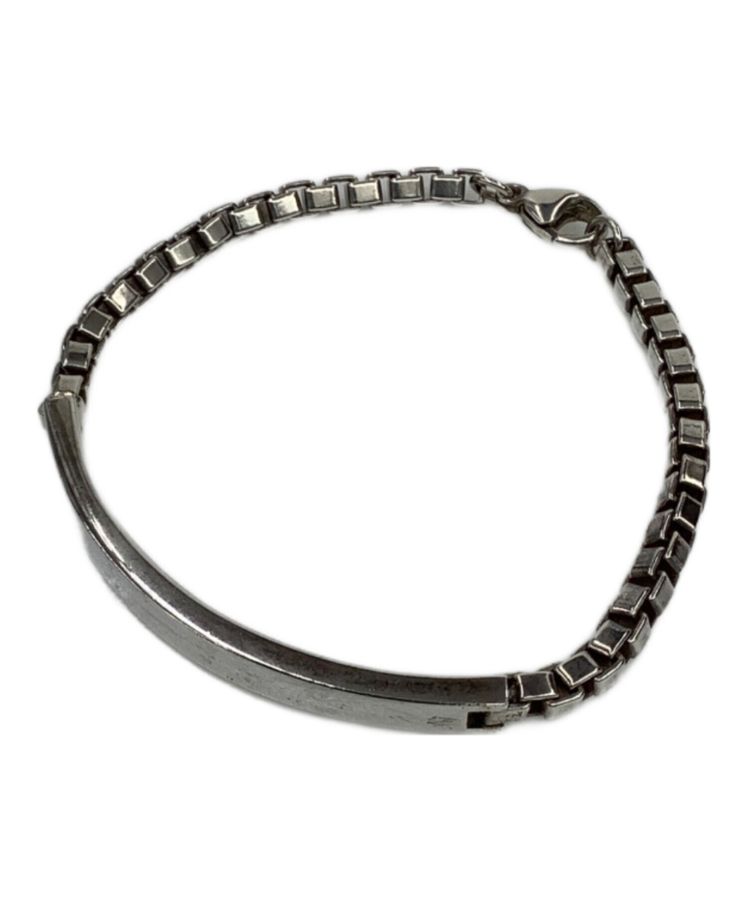 中古・古着通販】Tiffany & Co. (ティファニー) シルバーブレスレット