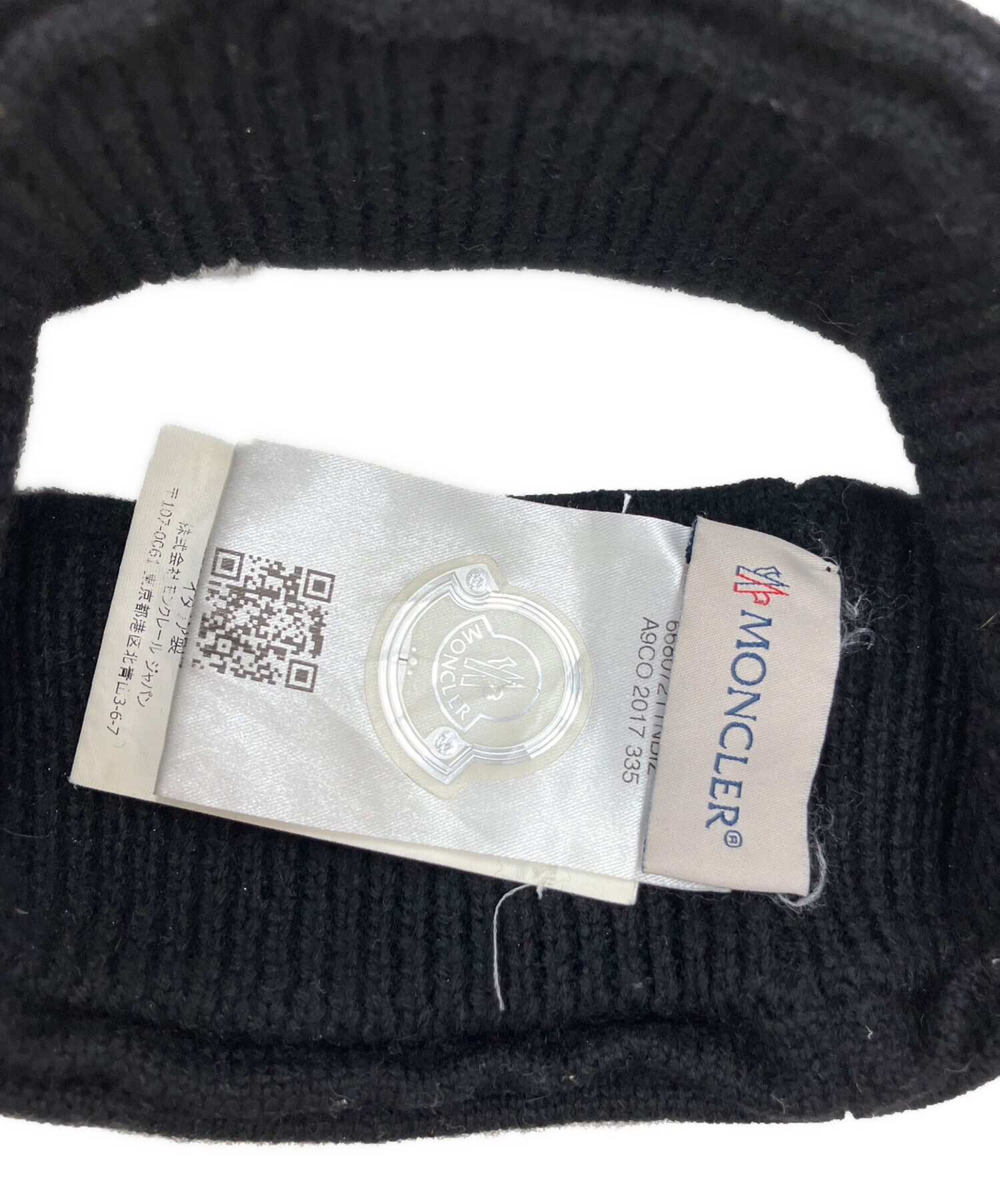 中古・古着通販】MONCLER (モンクレール) ヘアバンド ブラック