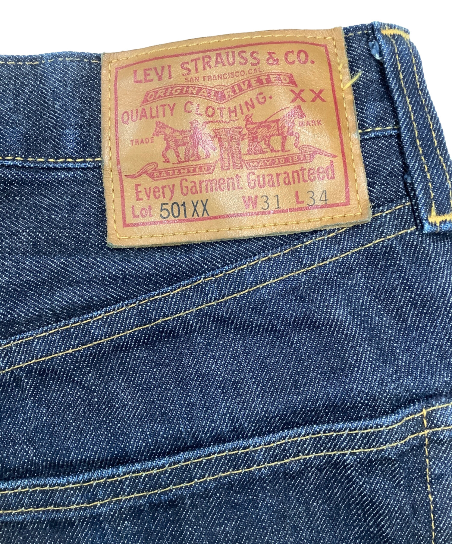 中古・古着通販】LEVI'S (リーバイス) 501XX復刻デニムパンツ ビッグE
