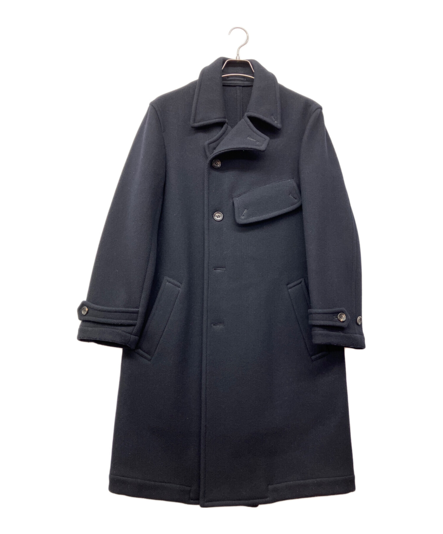 tricot COMME des GARÇONS ウールコート 黒 ユニセックス 中古・古着通販】COMME des GARCONS HOMME HOMME (コムデギャルソン