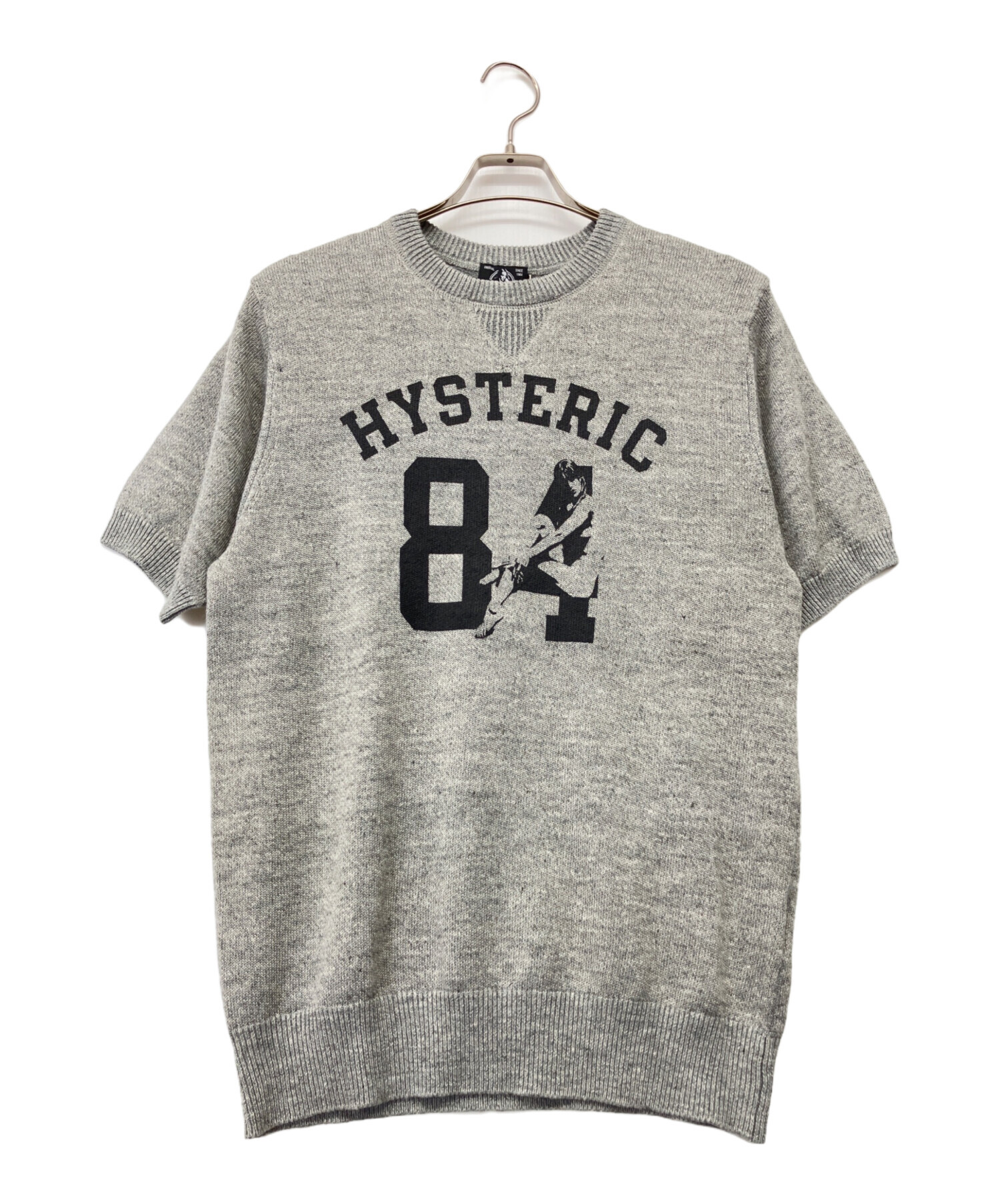 Hysteric Glamour 半袖Tシャツ グレー 中古・古着通販】Hysteric Glamour (ヒステリックグラマー