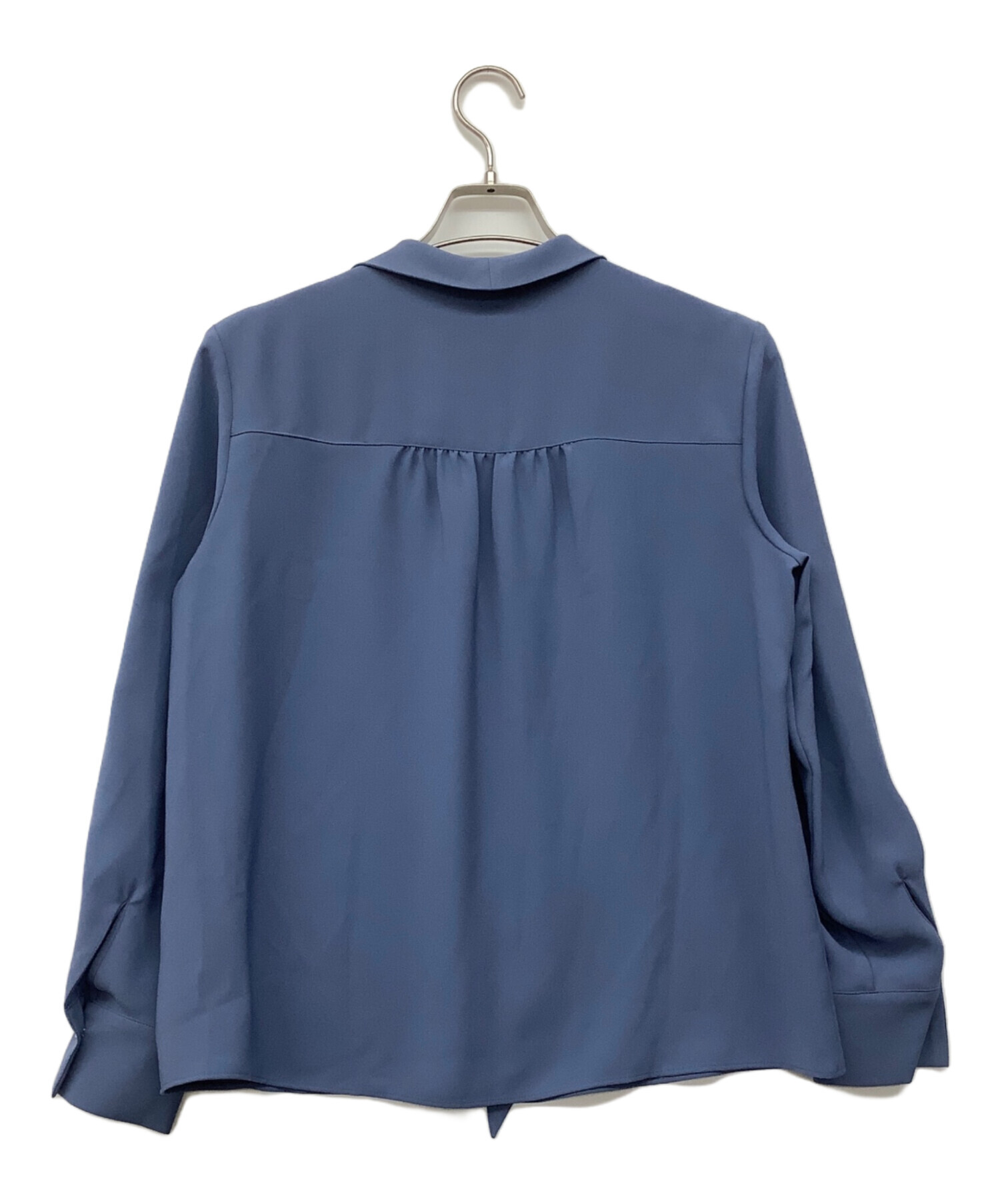 タグ付き未使用　Theory luxe シャツ ブルー サイズ38 中古・古着通販】theory luxe (セオリーリュクス) 長袖ブラウス ブルー