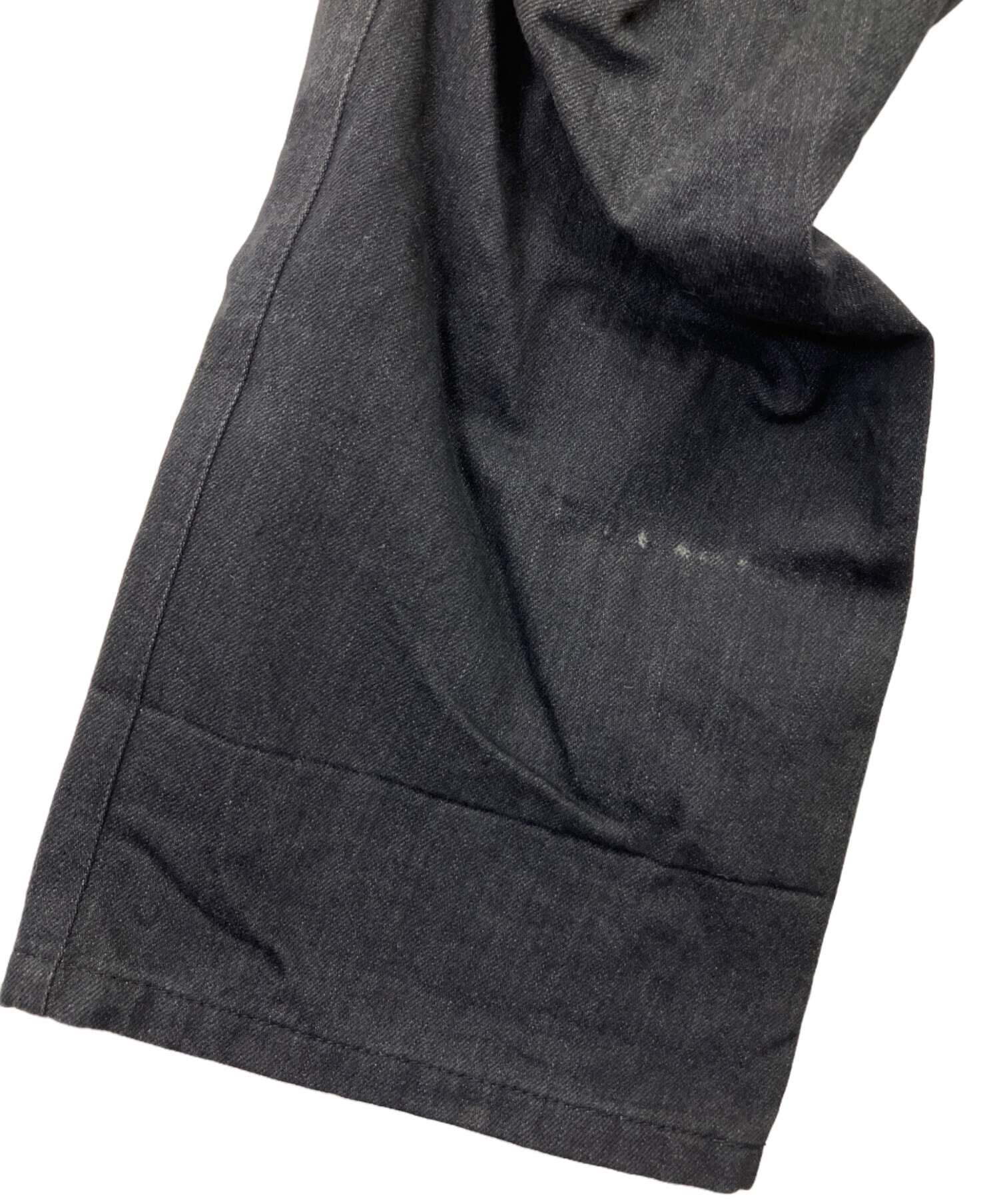 中古・古着通販】NEMETH (ネメス) 立体裁断デニムパンツ ブラック