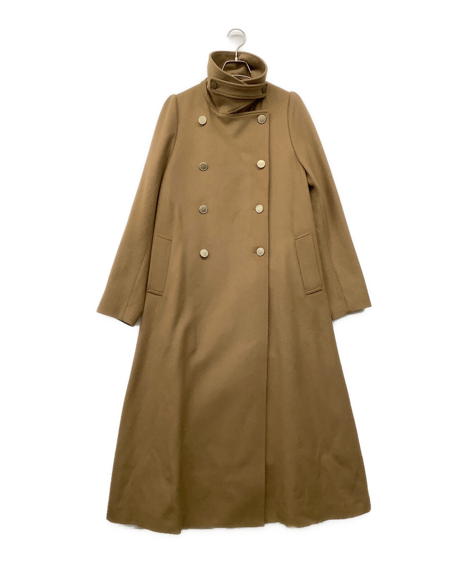 中古・古着通販】AMERI (アメリ) CHARME FLARE LONG COAT ブラウン 