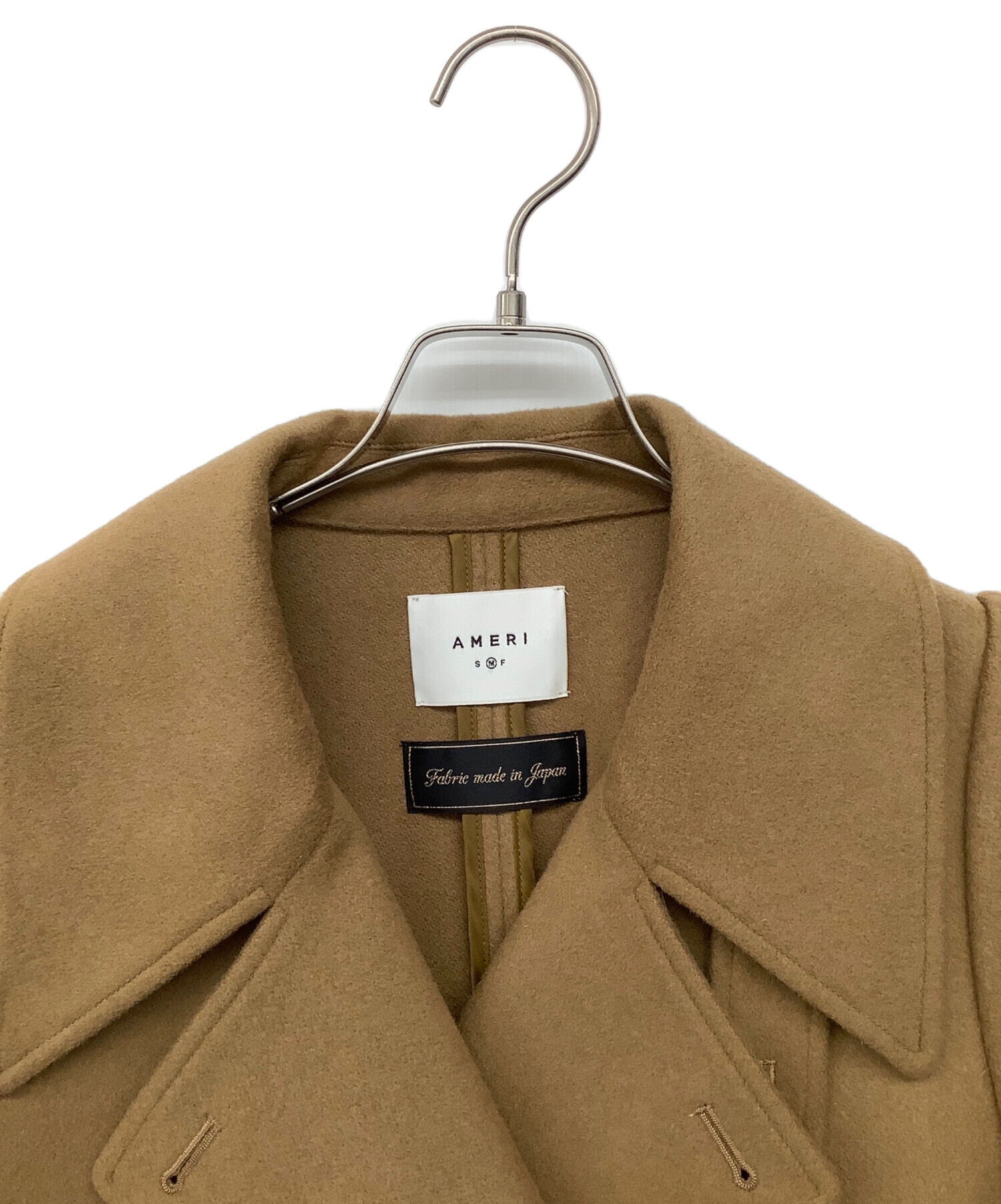 中古・古着通販】AMERI (アメリ) CHARME FLARE LONG COAT ブラウン