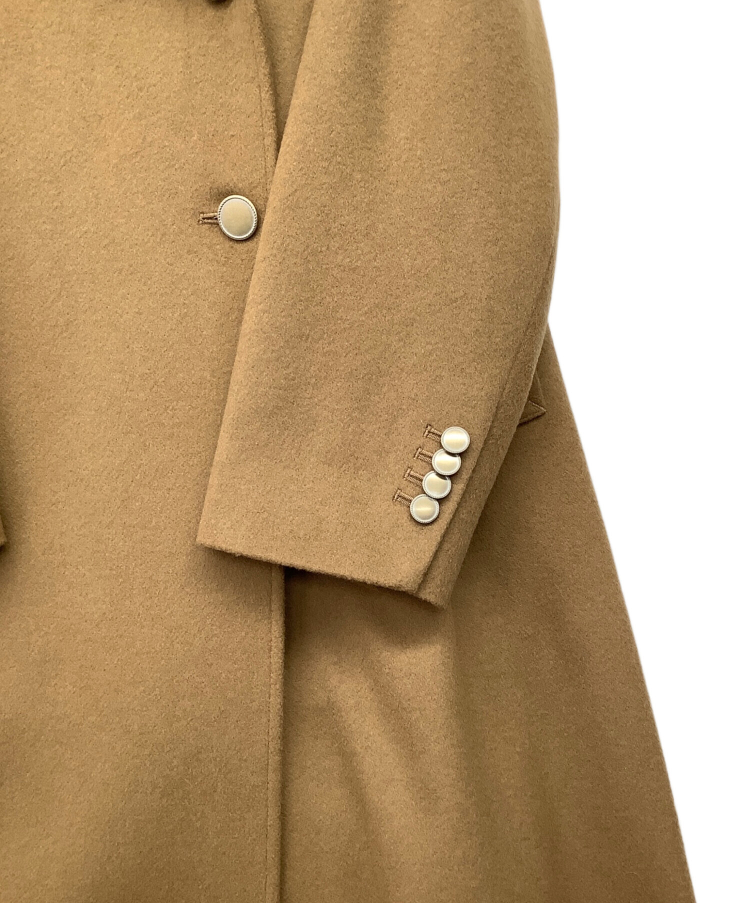 中古・古着通販】AMERI (アメリ) CHARME FLARE LONG COAT ブラウン