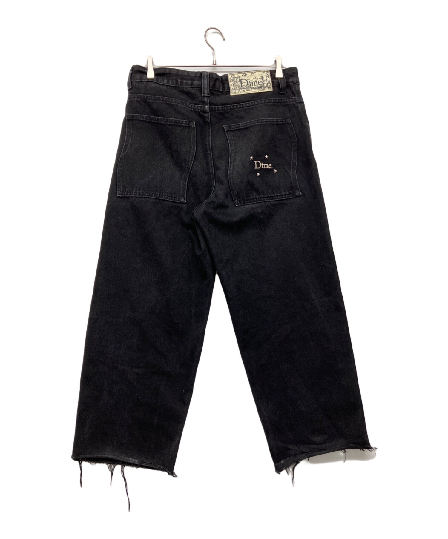 Dime ブラック デニムパンツ 中古・古着通販】Dime (ダイム) ブラックデニムパンツ ブラック サイズ