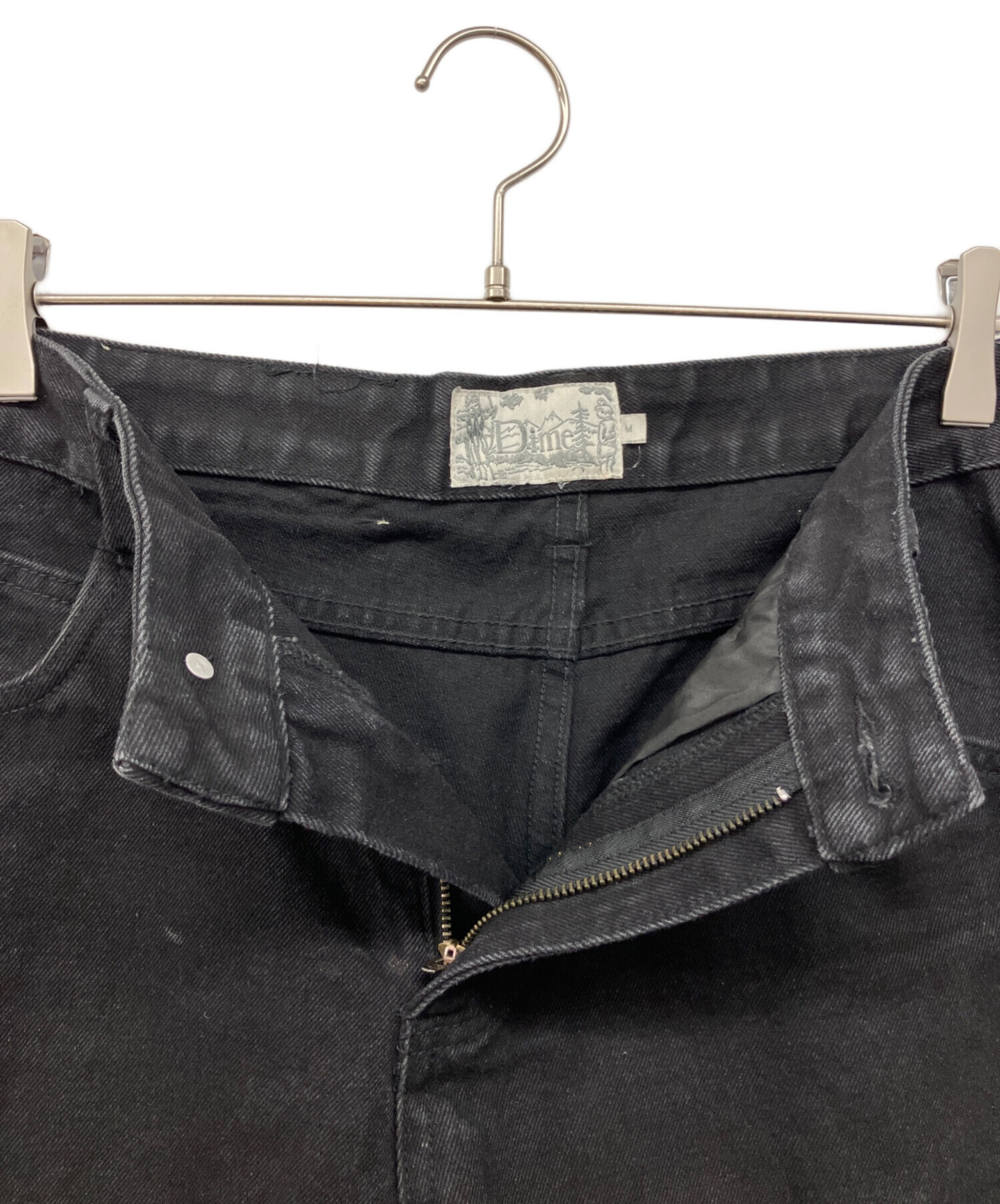 中古・古着通販】Dime (ダイム) ブラックデニムパンツ ブラック サイズ